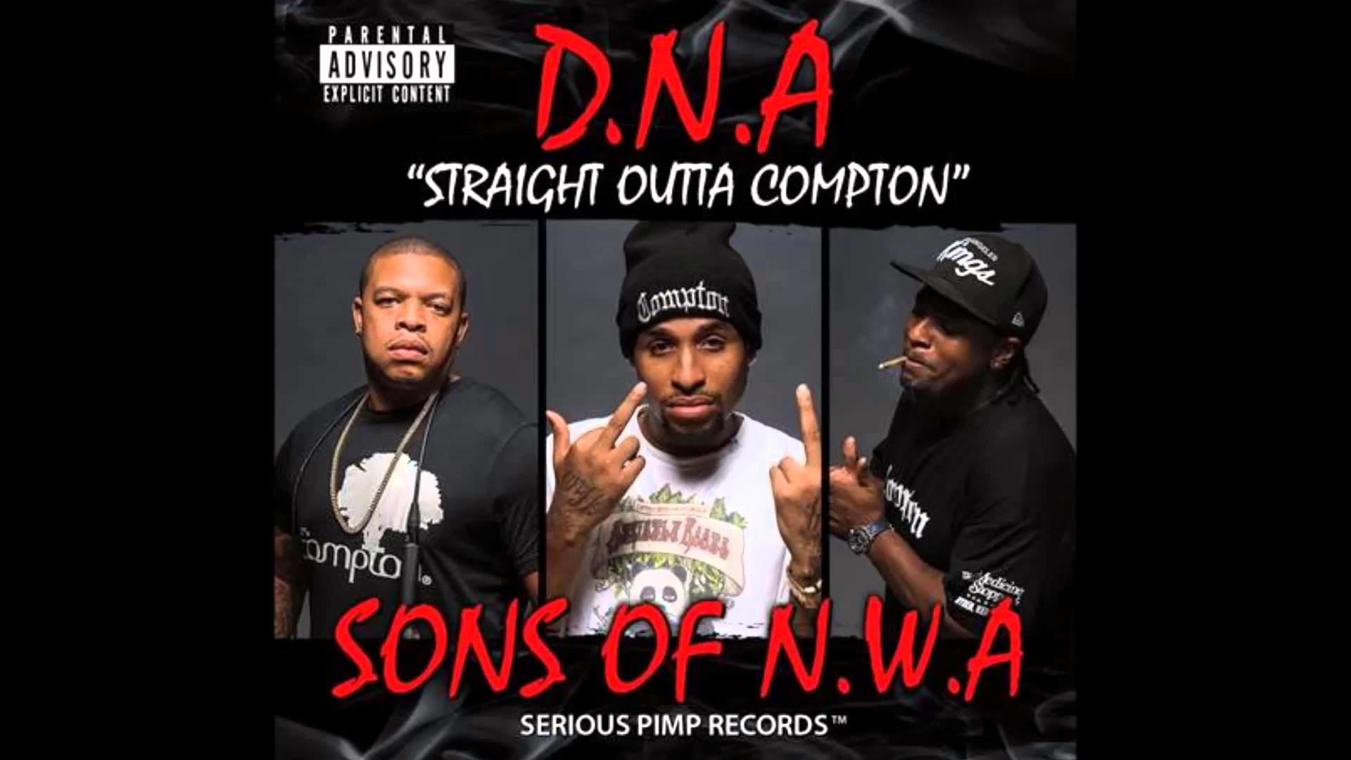 D.N.A, Sons of N.W.A, Straight Outta Compton, Copertina, Full HD, sfondo desktop