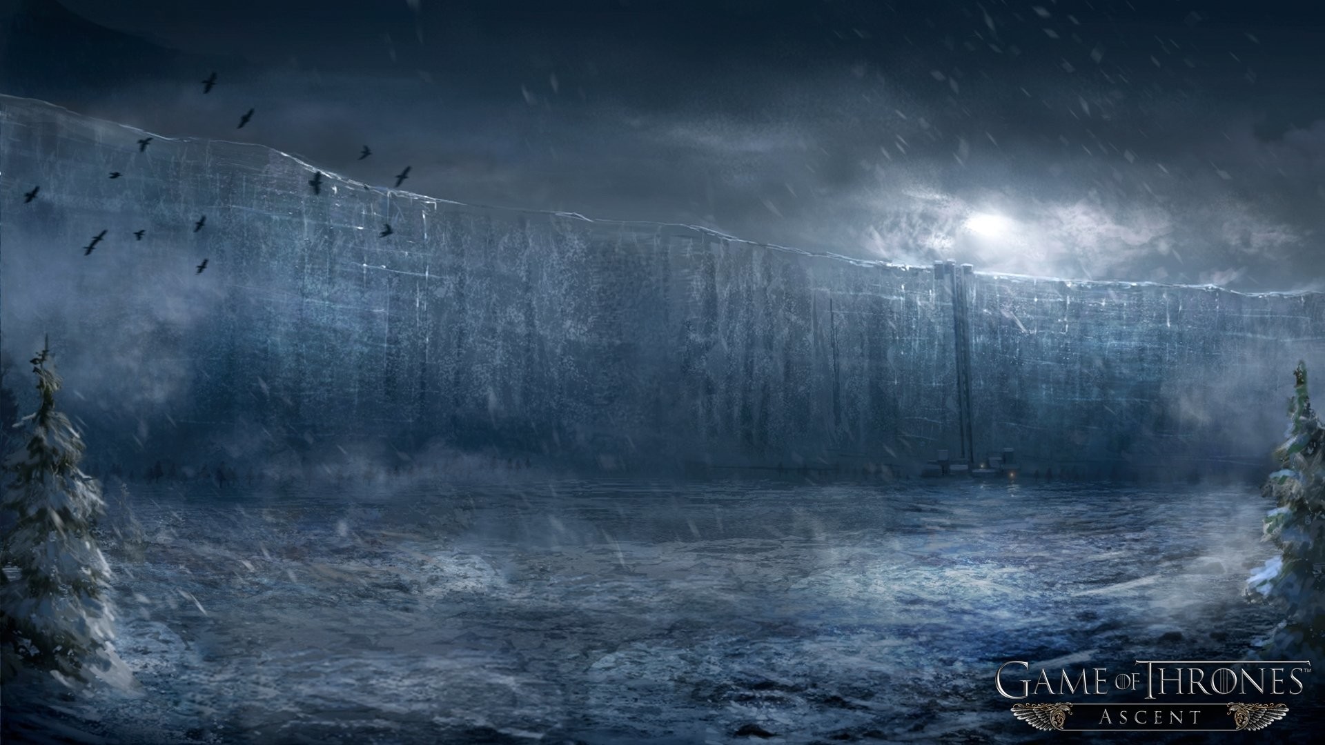La Barriera, Il Trono di Spade, Ghiaccio, Tempesta, Full HD, sfondo desktop