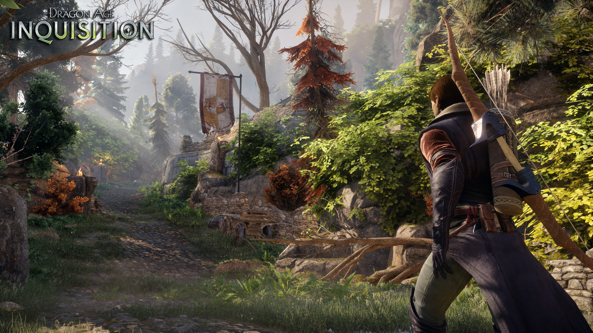 Dragon Age: Inquisition, Arciere, Foresta, Sentiero, 16:9 Full HD, sfondo widescreen