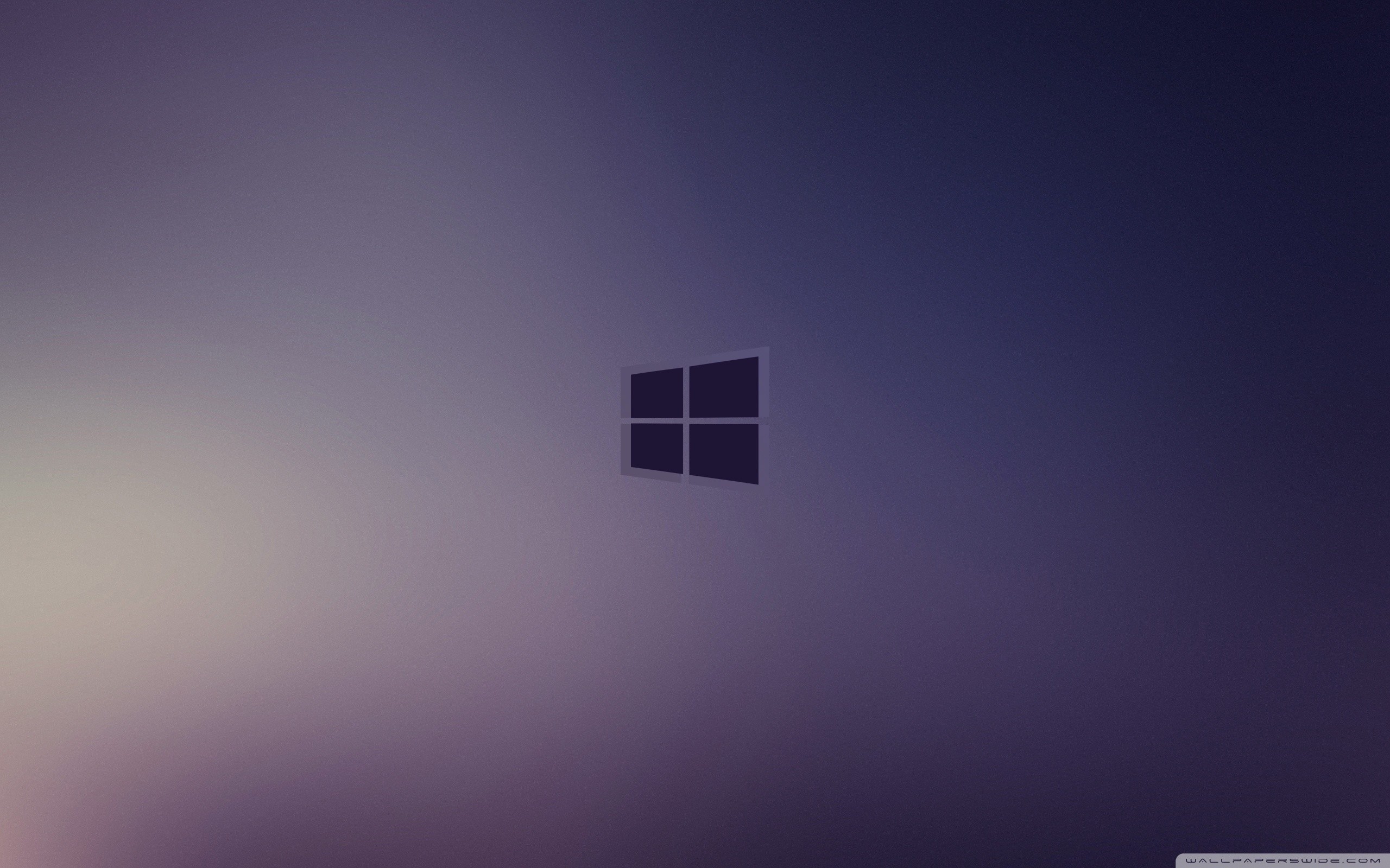 Logo Windows, Windows 10, Viola, Minimalista, 2K 1600p, sfondo desktop