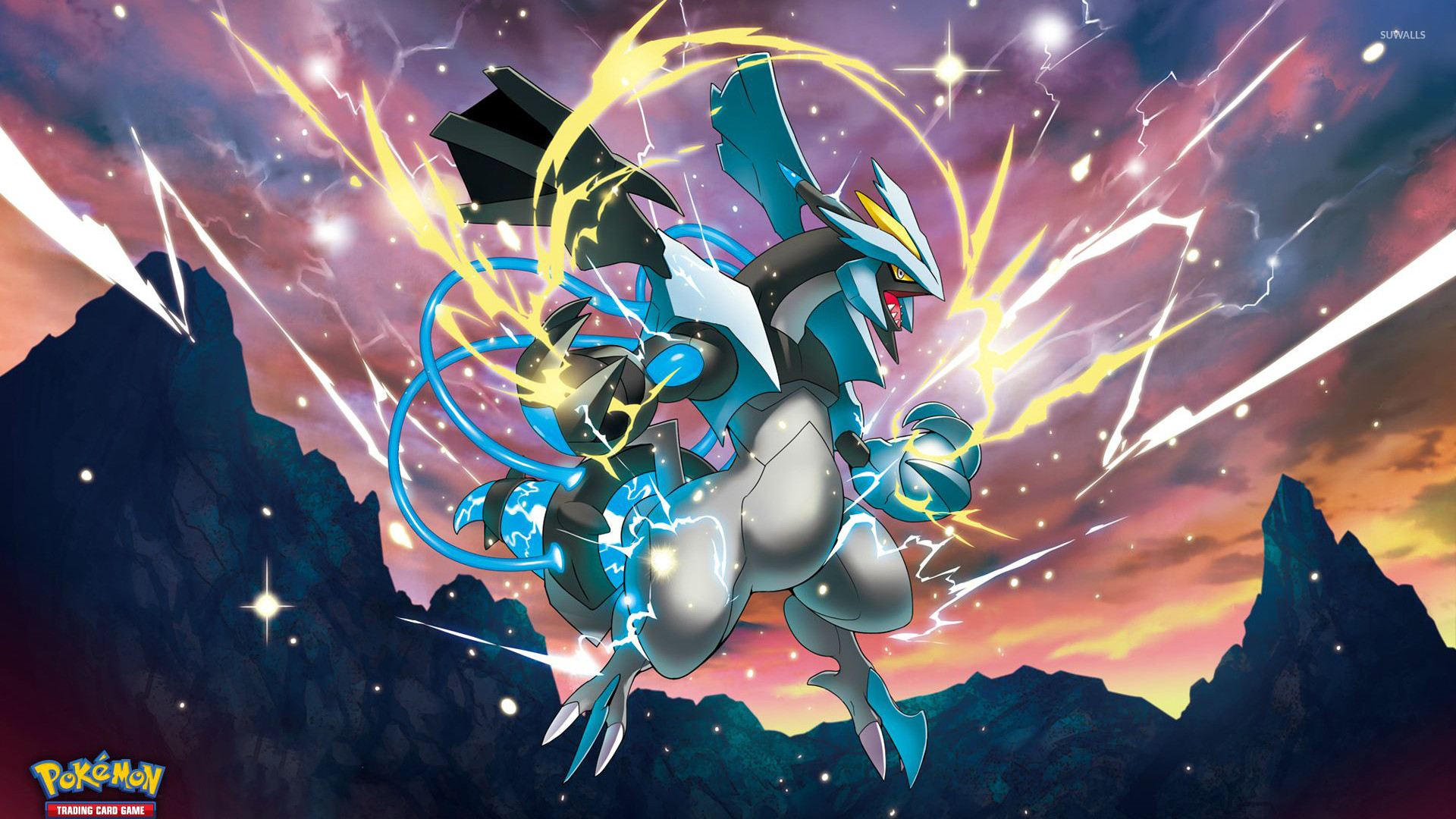 Kyurem Nero, Gioco di carte collezionabili Pokémon, Pokémon, Fulmini, sfondo Full HD per portatile