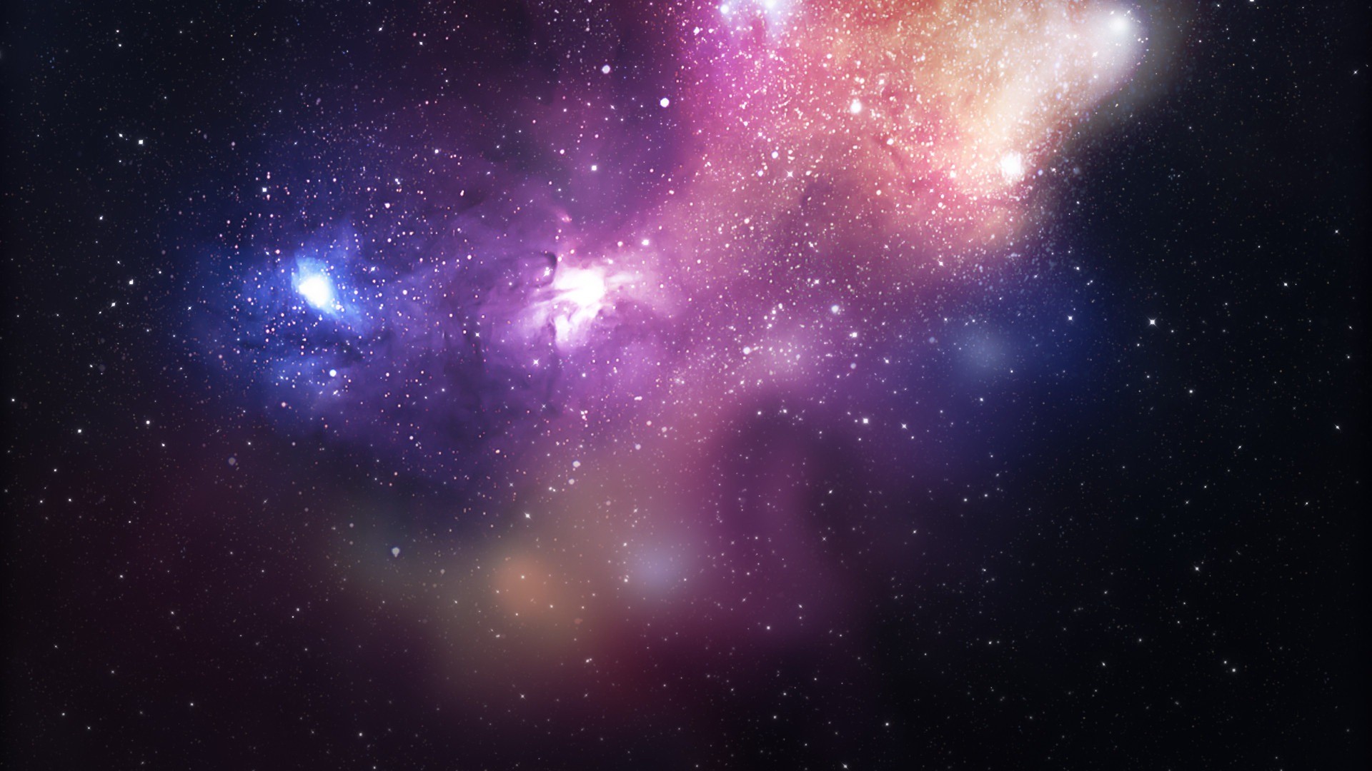 Nebulosa, Spazio, Stelle, Rosa, 1920x1080, wallpaper desktop