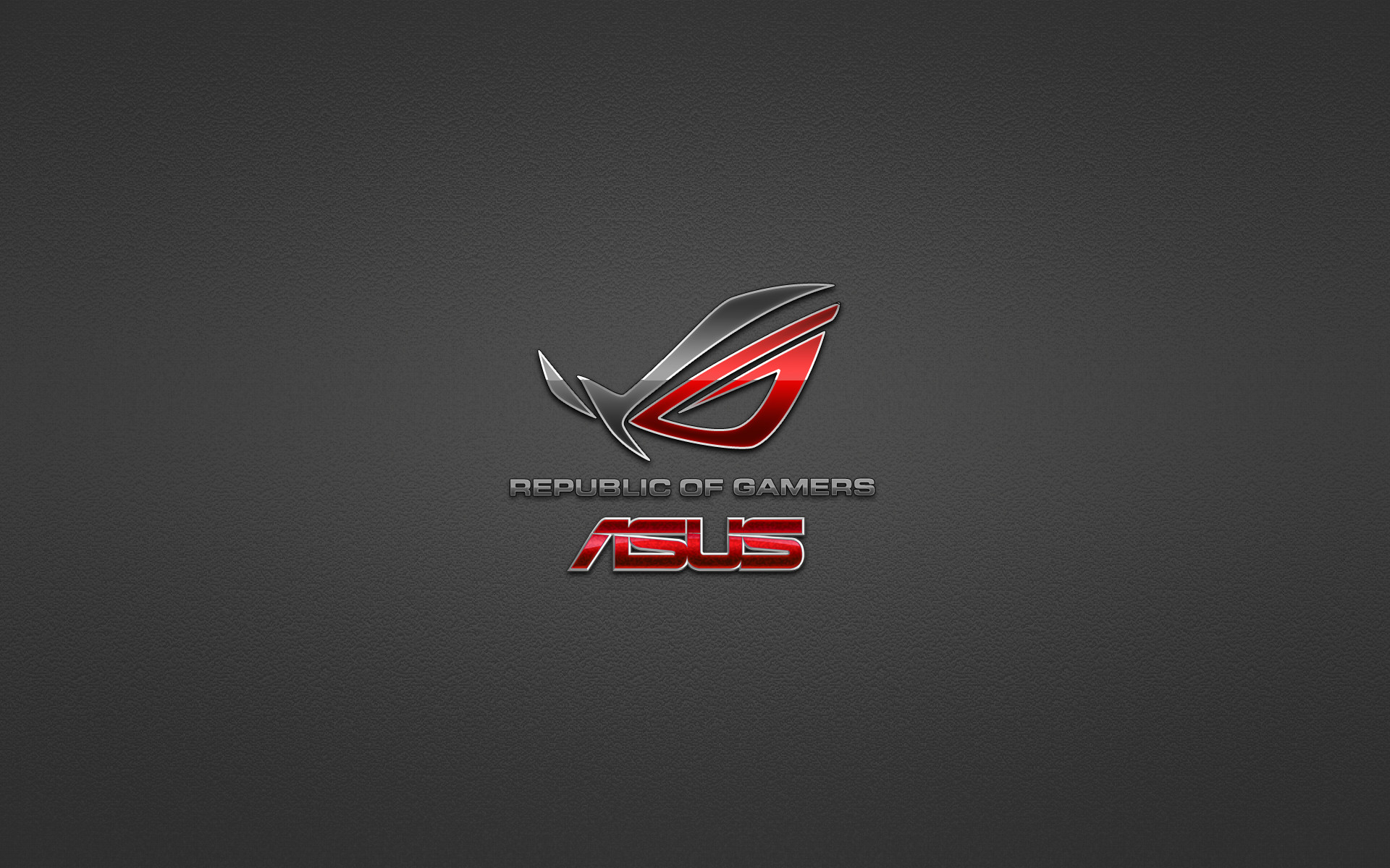 Logo ROG, Republic of Gamers, Asus, Grigio, Minimalista, 1920x1200, immagine di sfondo