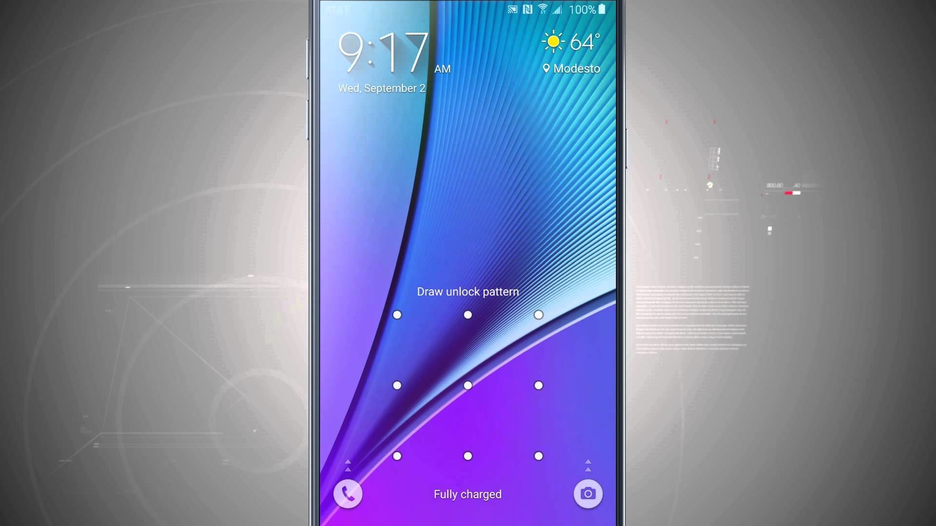 Samsung Galaxy Note 5, Schermata di blocco, Smartphone, Full HD, sfondo per portatile