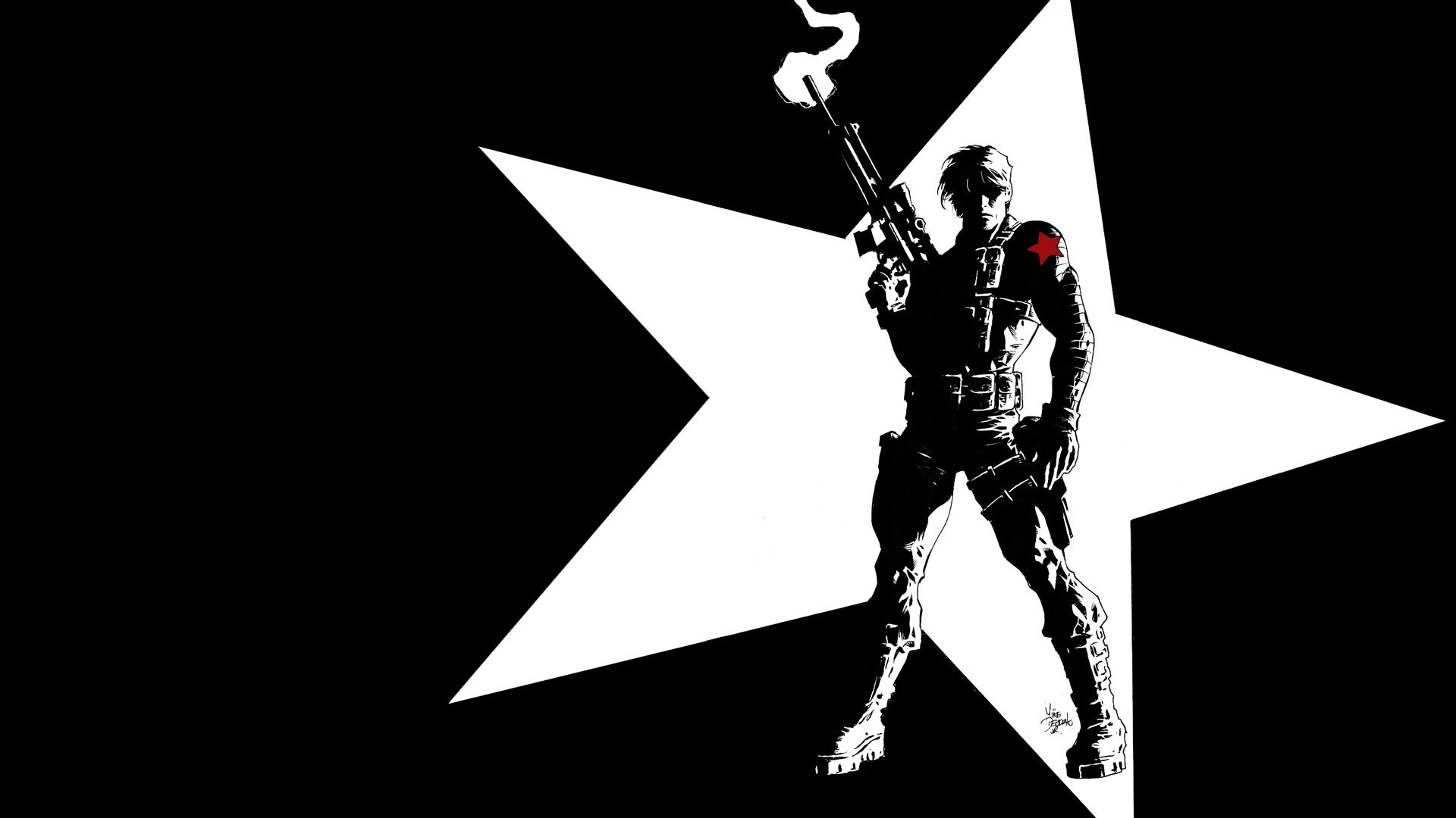 Snake Eyes, G.I. Joe, Stella, Bianco e nero, Full HD, sfondo per PC
