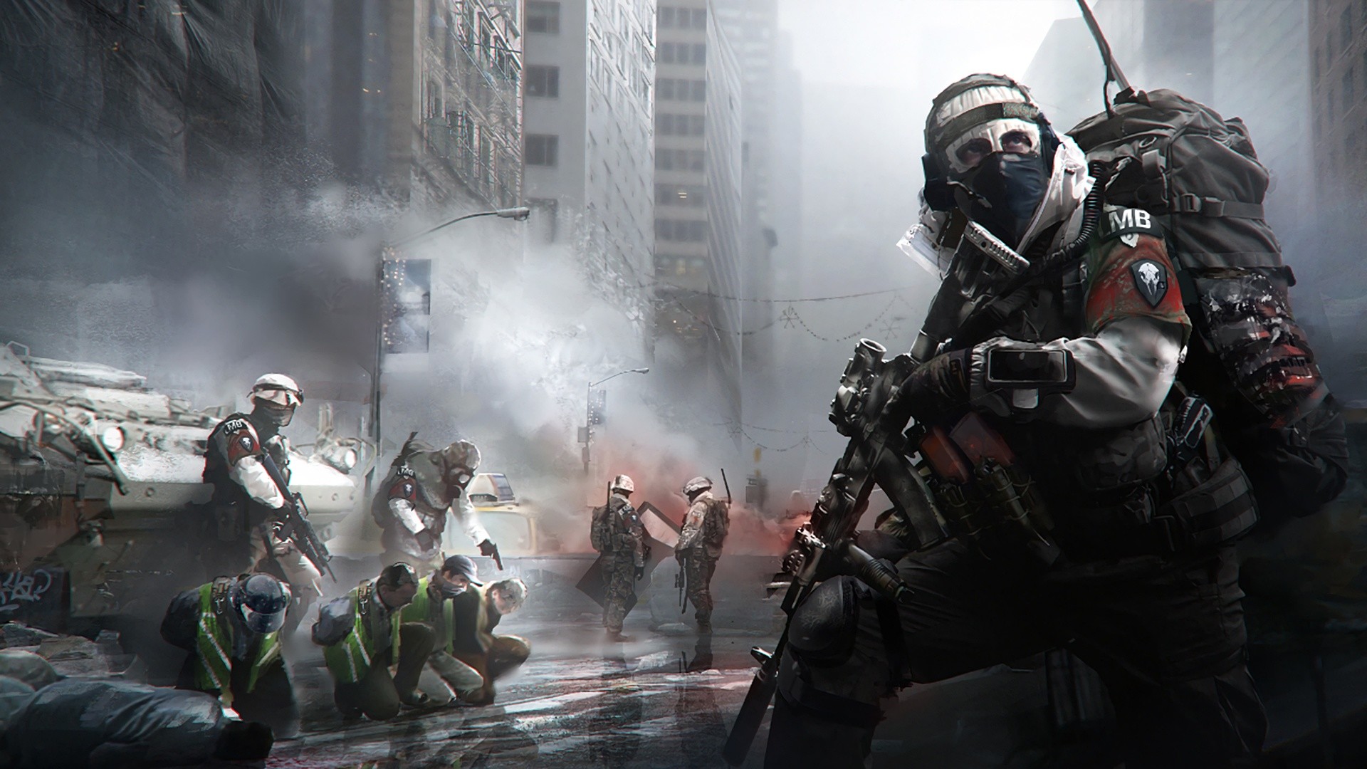 Tom Clancy's The Division, Last Man Battalion, New York, Nebbia, sfondo 1920x1080 per PC