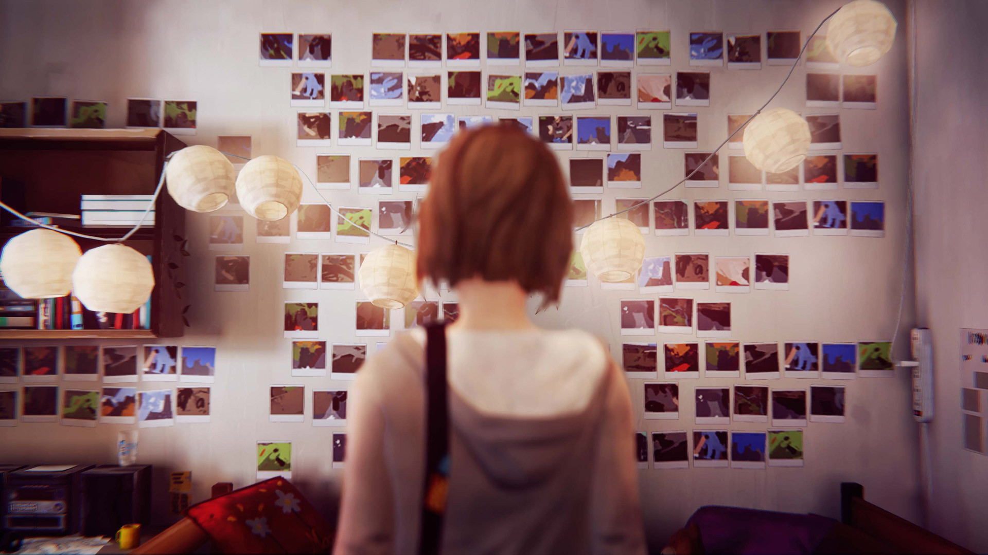 Max Caulfield, Life is Strange, Polaroid, Luci, Camera, Full HD, sfondo Windows 11