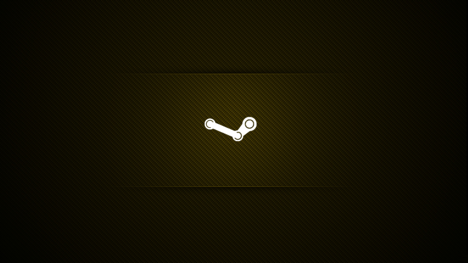Logo Steam, Steam, Minimalista, Oro scuro, Full HD, sfondo desktop