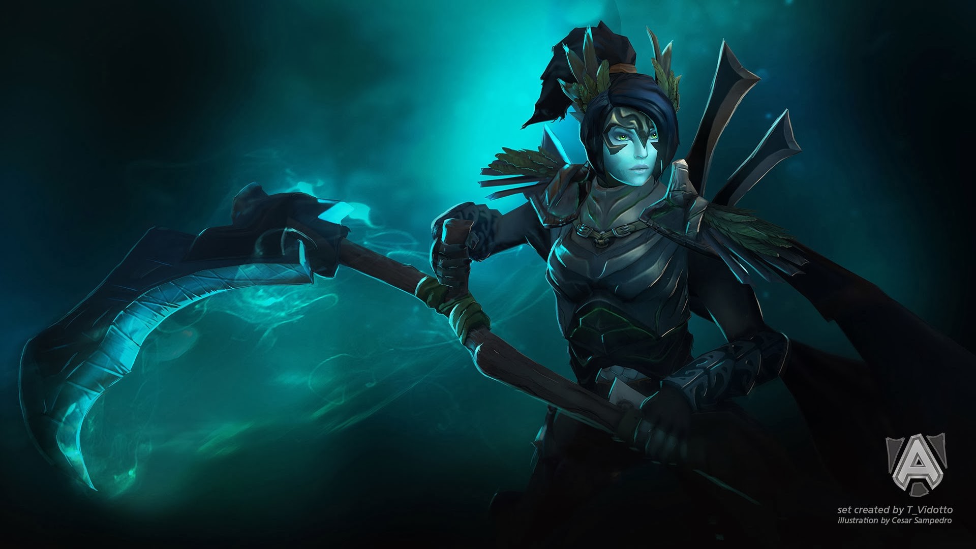 Death Prophet, Dota 2, Falce, Ottanio, Full HD, sfondo desktop