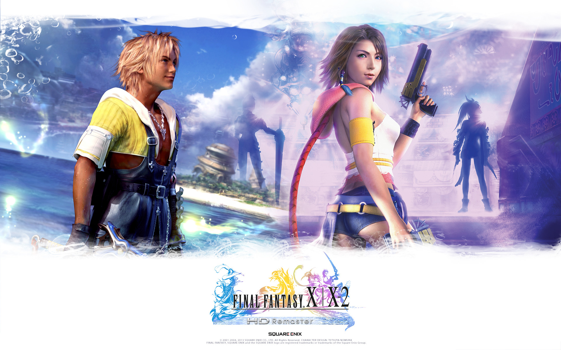 Tidus, Yuna, Final Fantasy X/X-2 HD Remaster, Besaid, Mare, 1920x1200, sfondo MacBook Pro