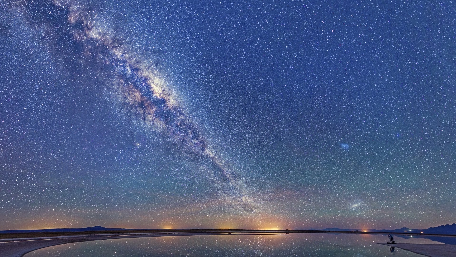 Via Lattea, Cielo stellato, Notte, 16:9 Full HD, sfondo widescreen