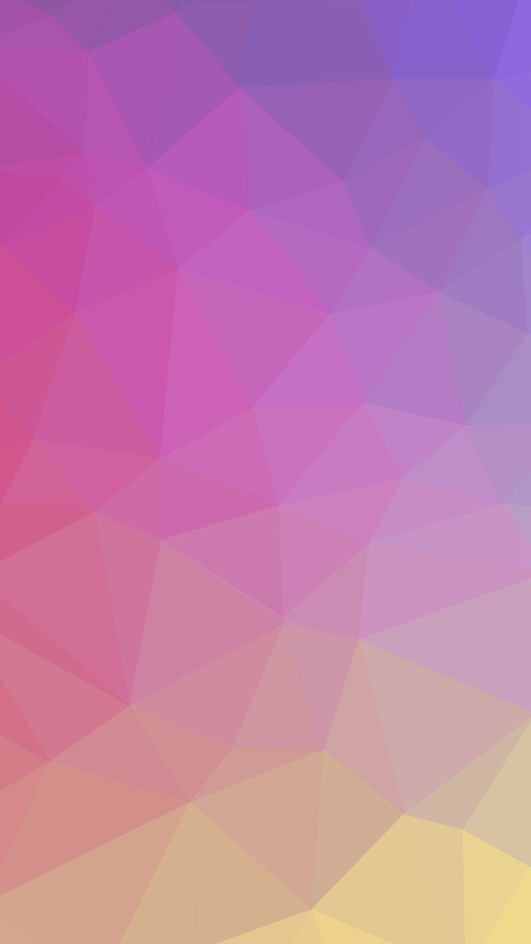 Low poly, Sfumatura, Rosa, Viola, 1080x1920, schermata di blocco iPhone