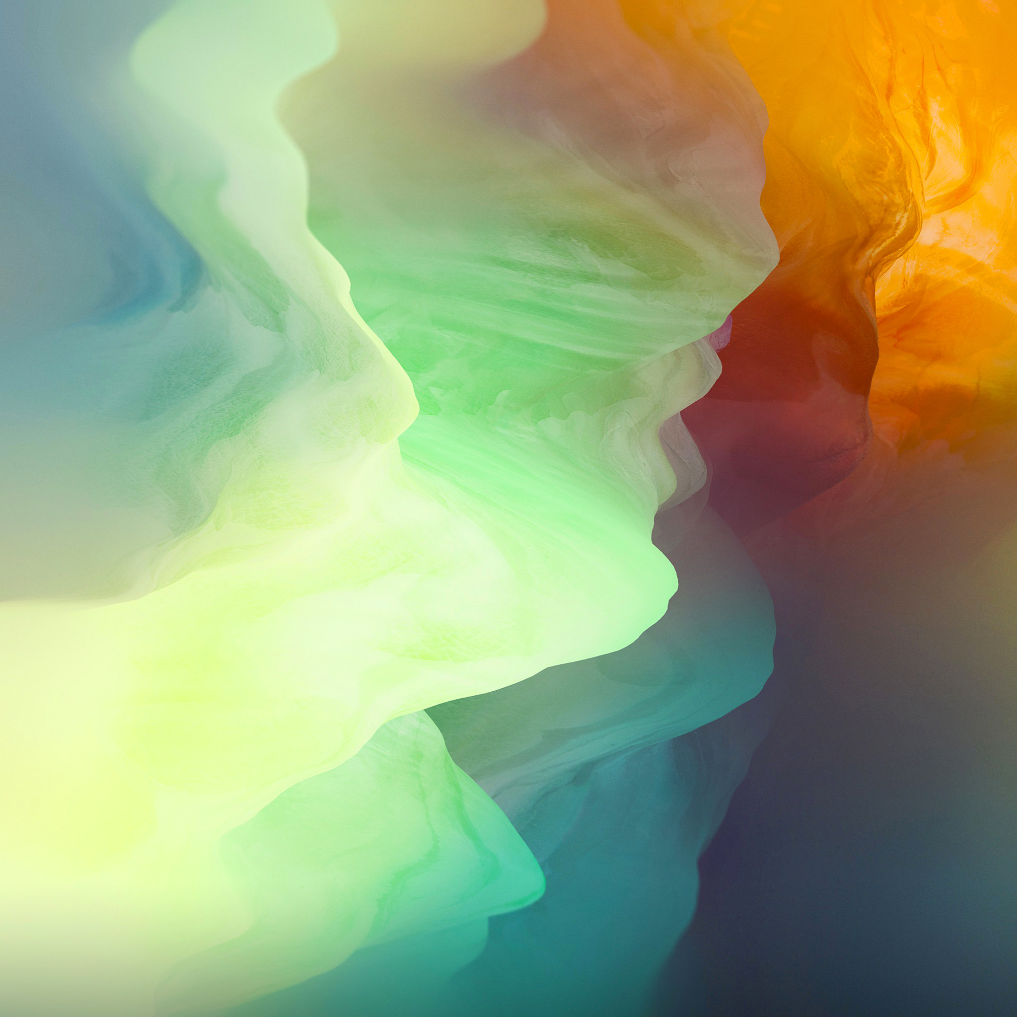 Arte astratta, Sfumature, Verde chiaro, sfondo per iPad e tablet