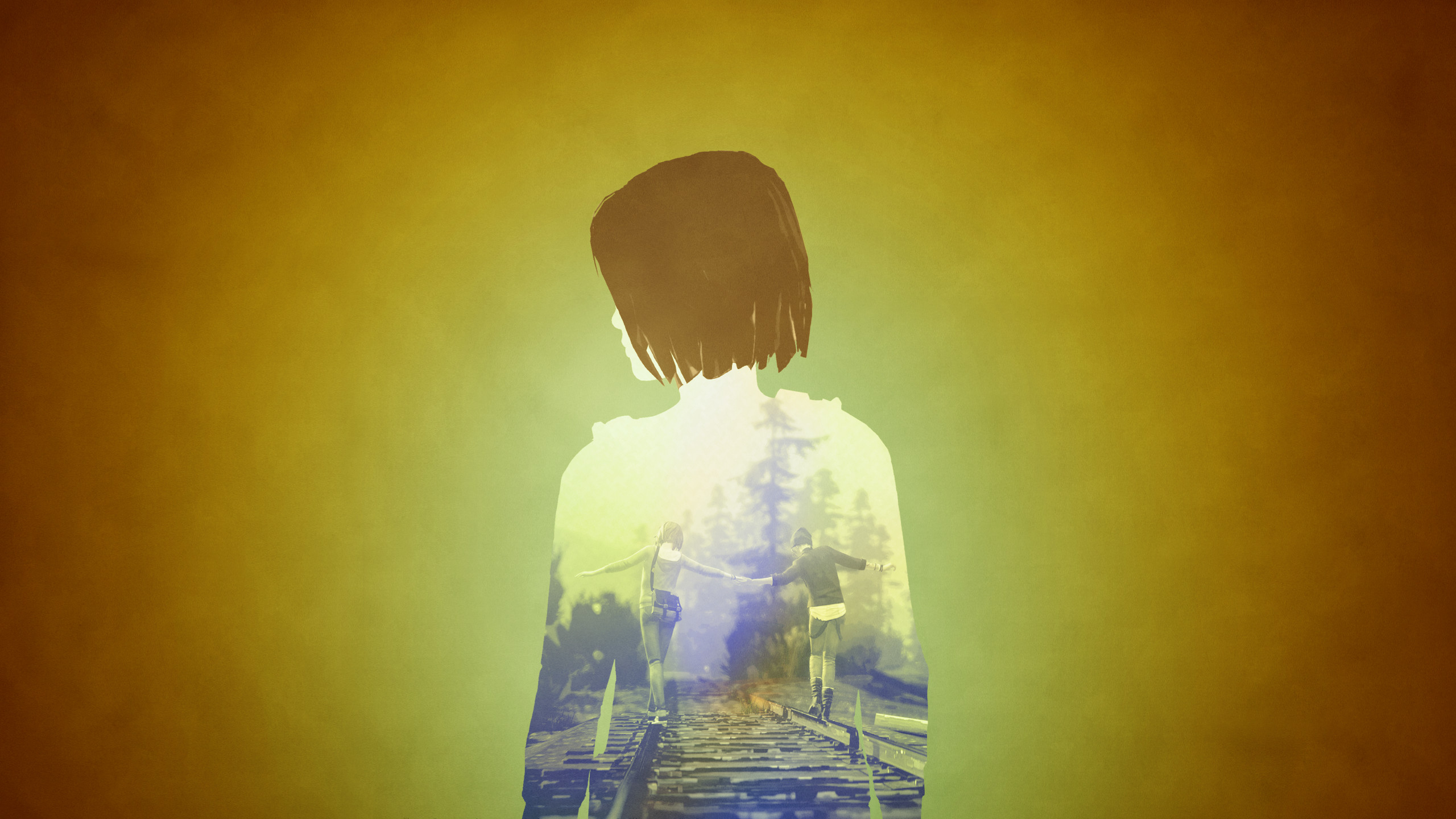 Max Caulfield, Life is Strange, Doppia esposizione, Giallo, 2K, sfondo per PC