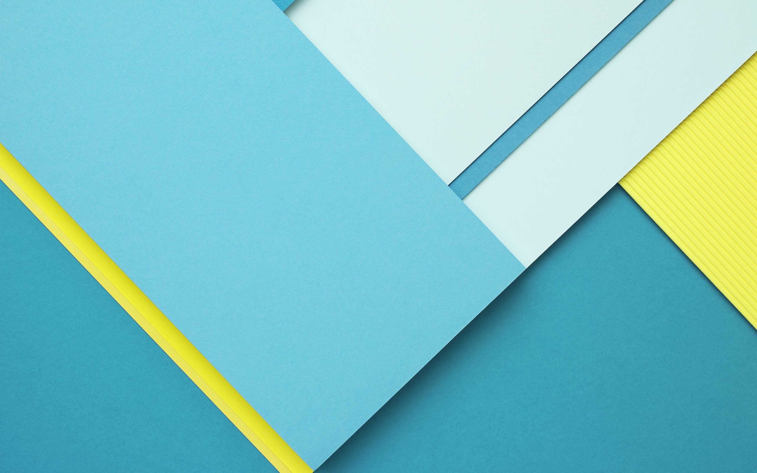 Material design, Forme geometriche, Azzurro, 2K 1600p, sfondo desktop
