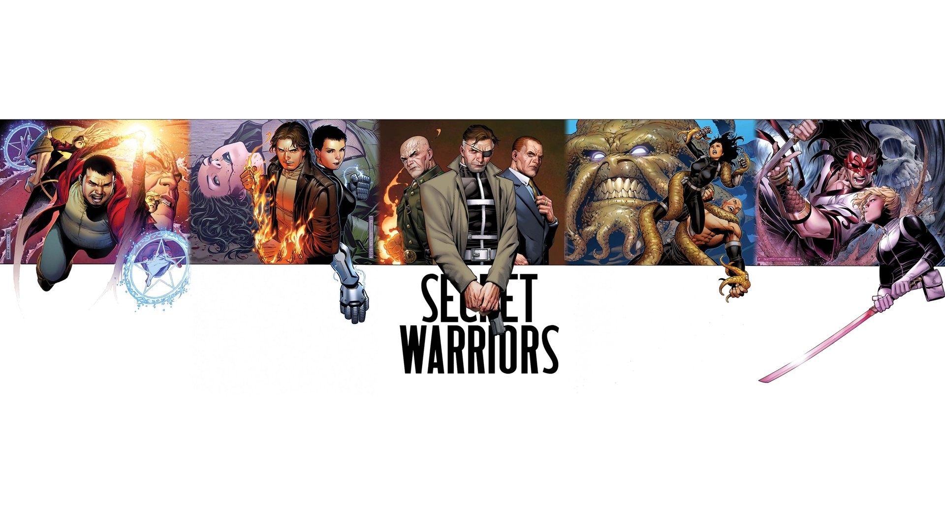 Secret Warriors, Nick Fury, Marvel Comics, Full HD, sfondo desktop