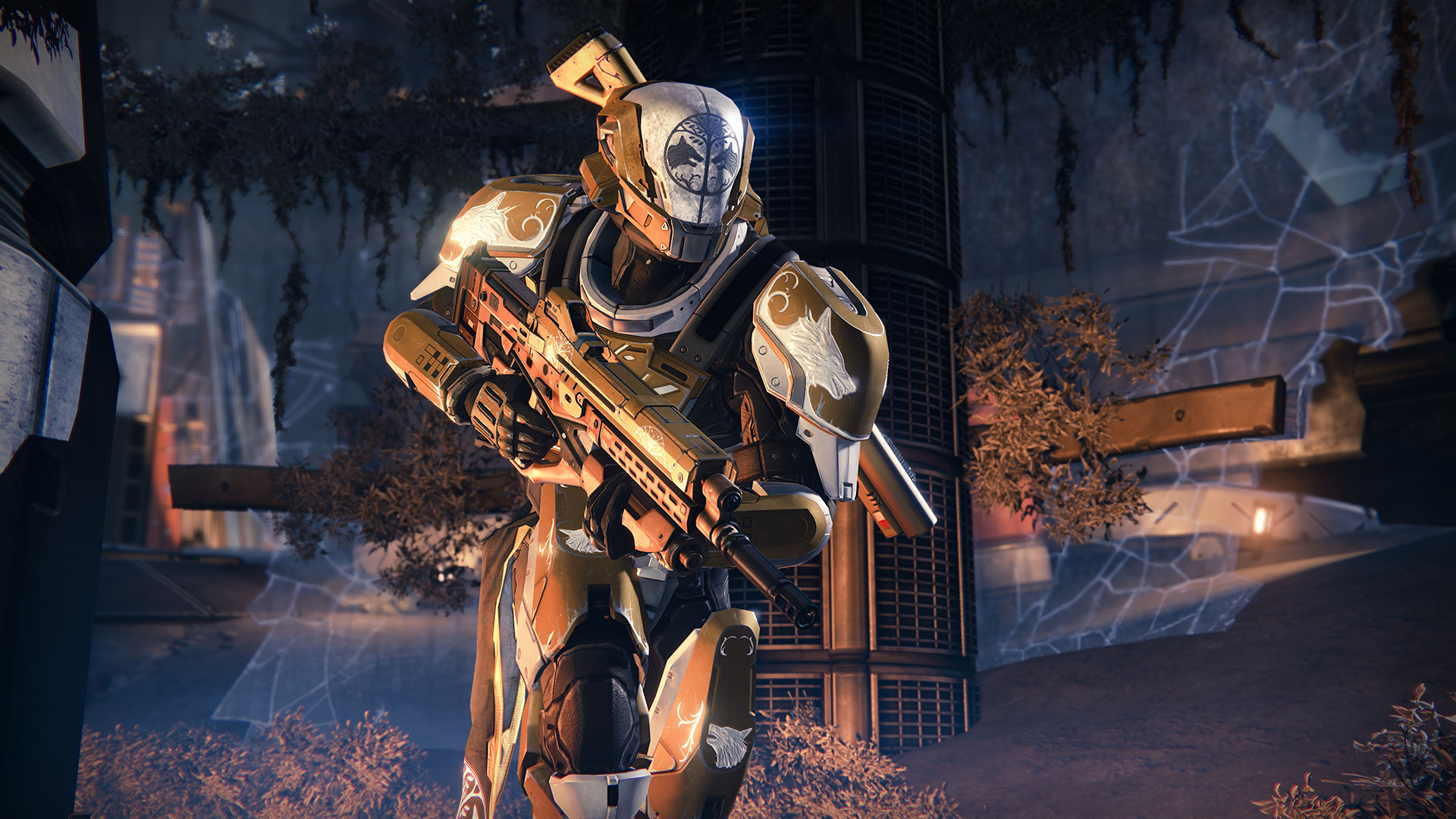 Destiny, Titano, Armatura dorata, Fucile, Full HD, sfondo per PC