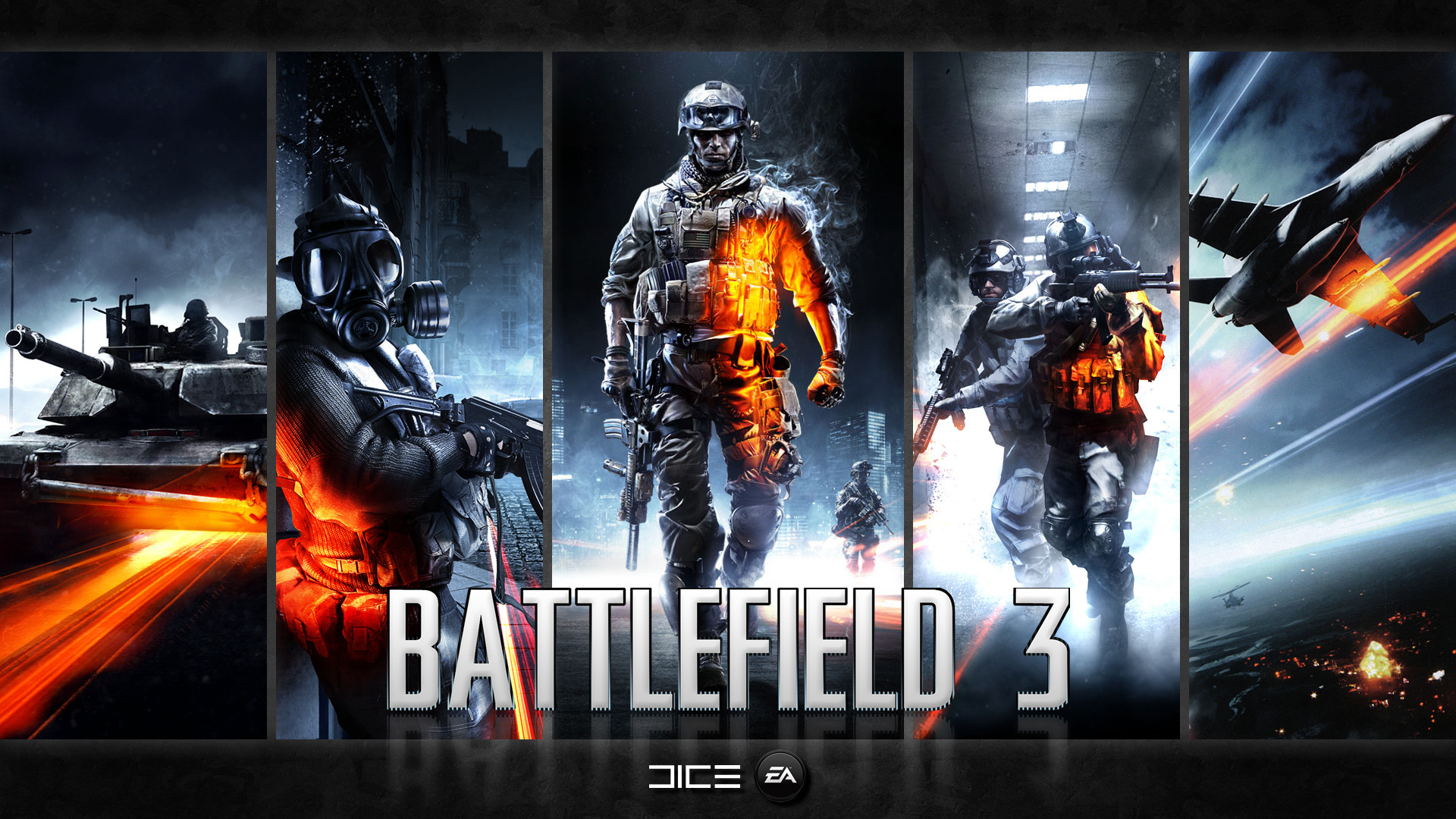 Battlefield 3, Soldati, DICE, Videogioco, Full HD, immagine di sfondo PC