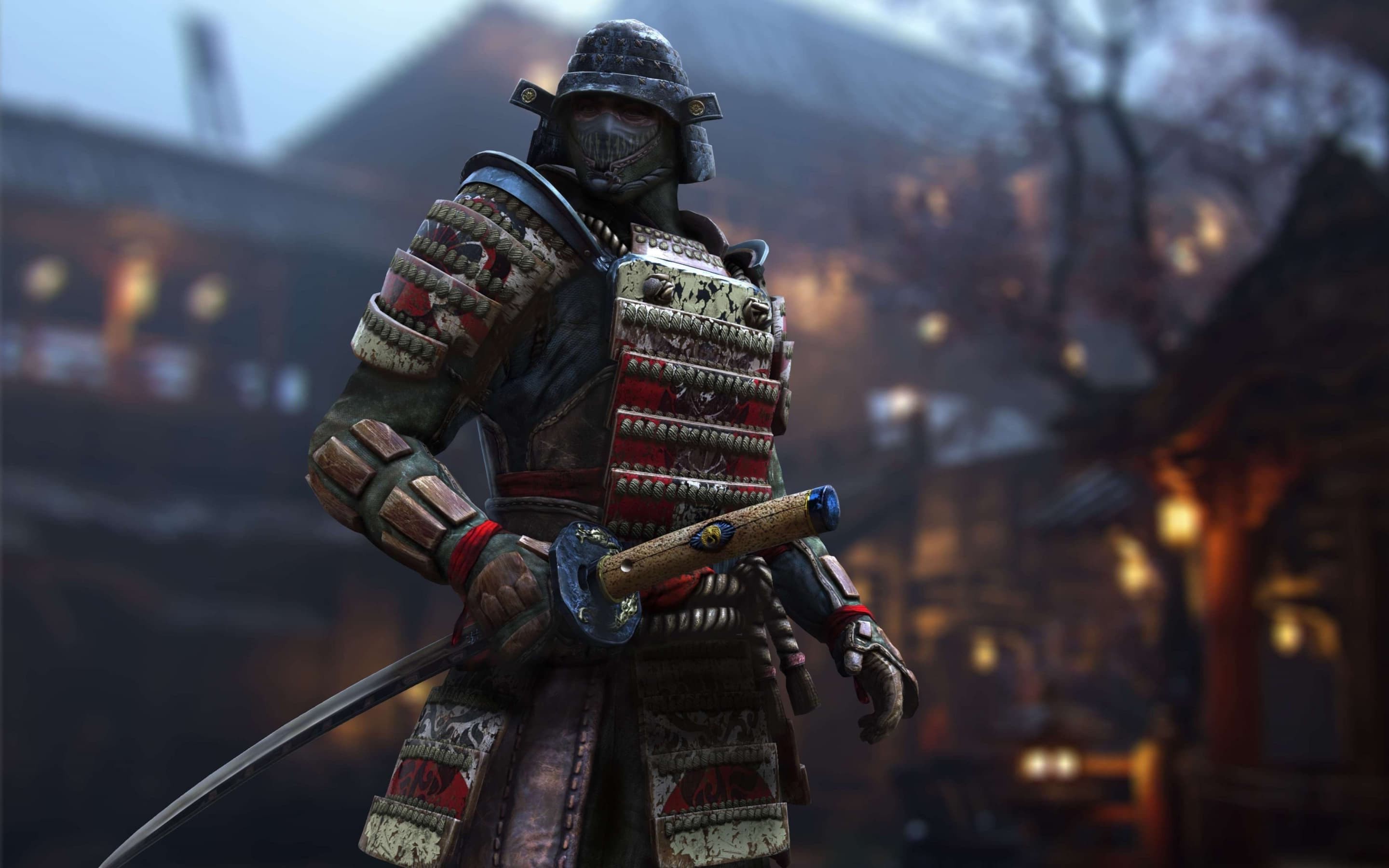 For Honor, Orochi, Samurai, Maschera mempō, Armatura, 2880x1800, sfondo per PC