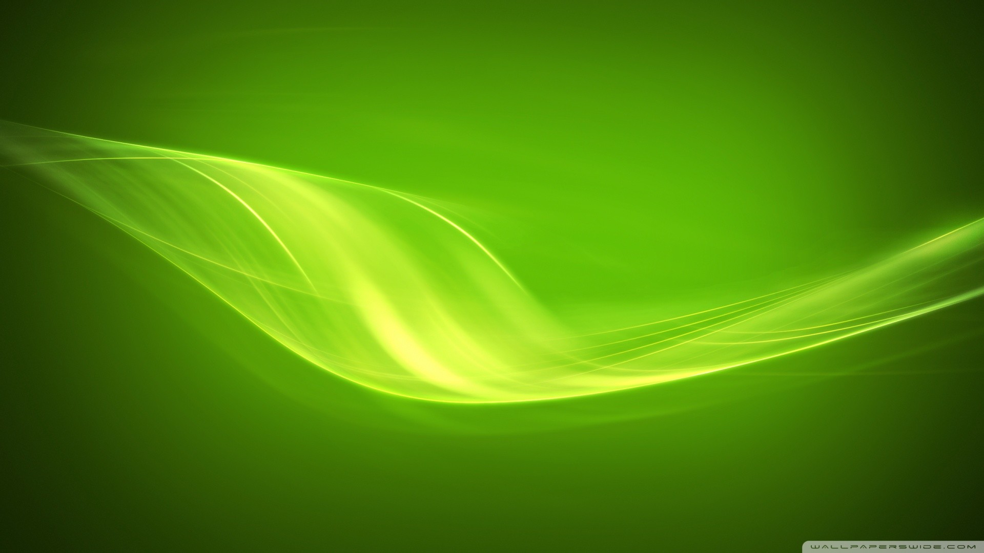 Onde di luce, Verde oliva, Astratto, Full HD, sfondo per PC e portatile