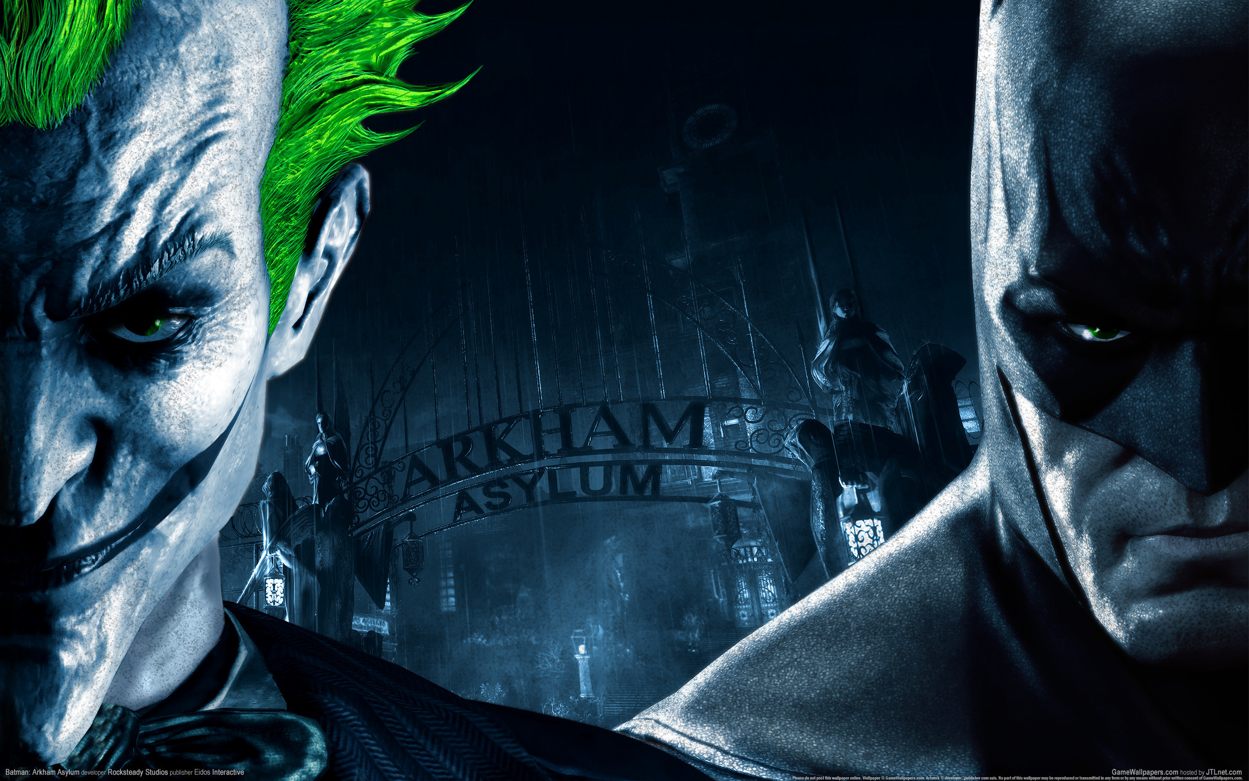 Joker, Batman, Batman: Arkham Asylum, Videogioco, 2K, sfondo Windows 11