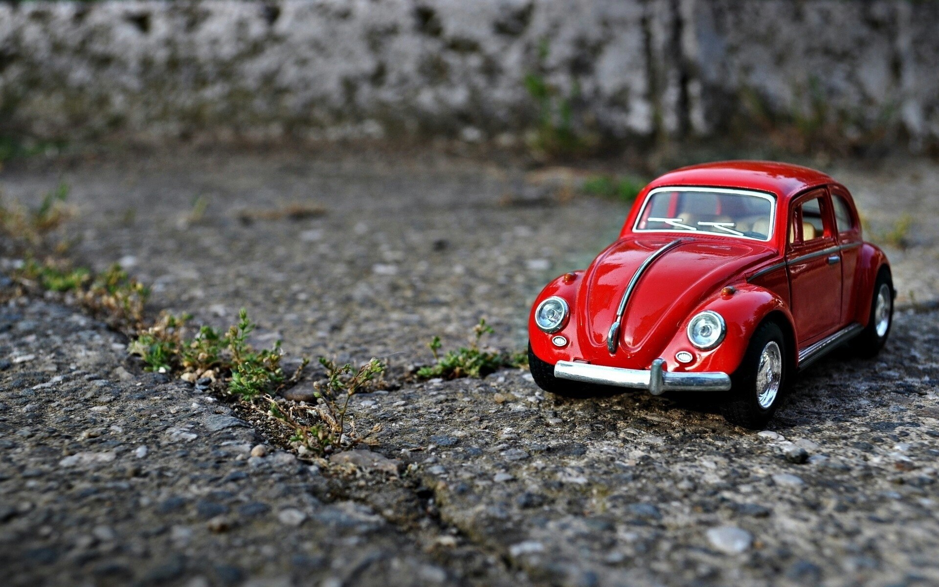Volkswagen Maggiolino, Modellino, Rosso, 1920x1200, immagine di sfondo