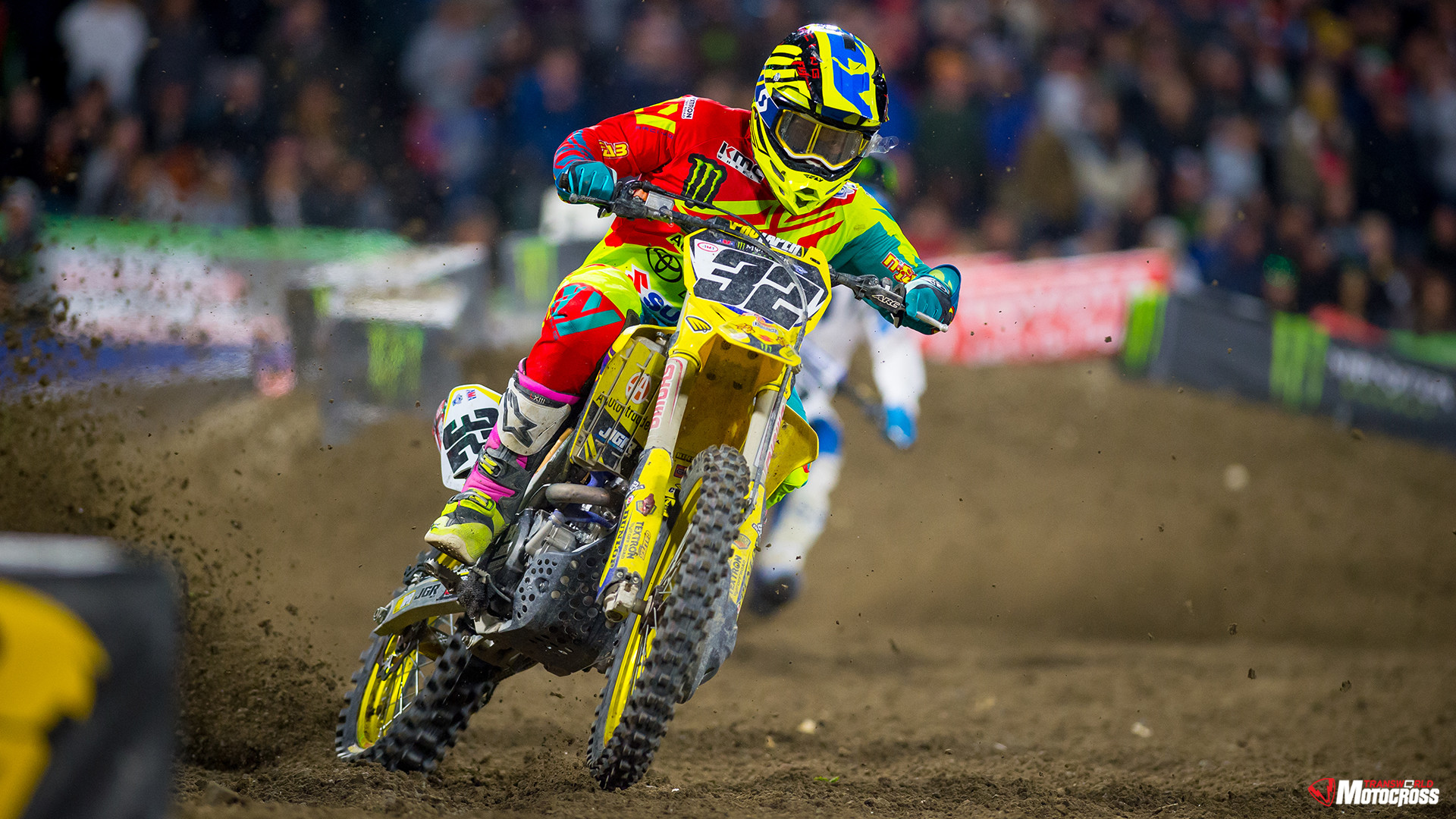 Suzuki, Supercross, Pilota, Stadio, Full HD, sfondo per portatile