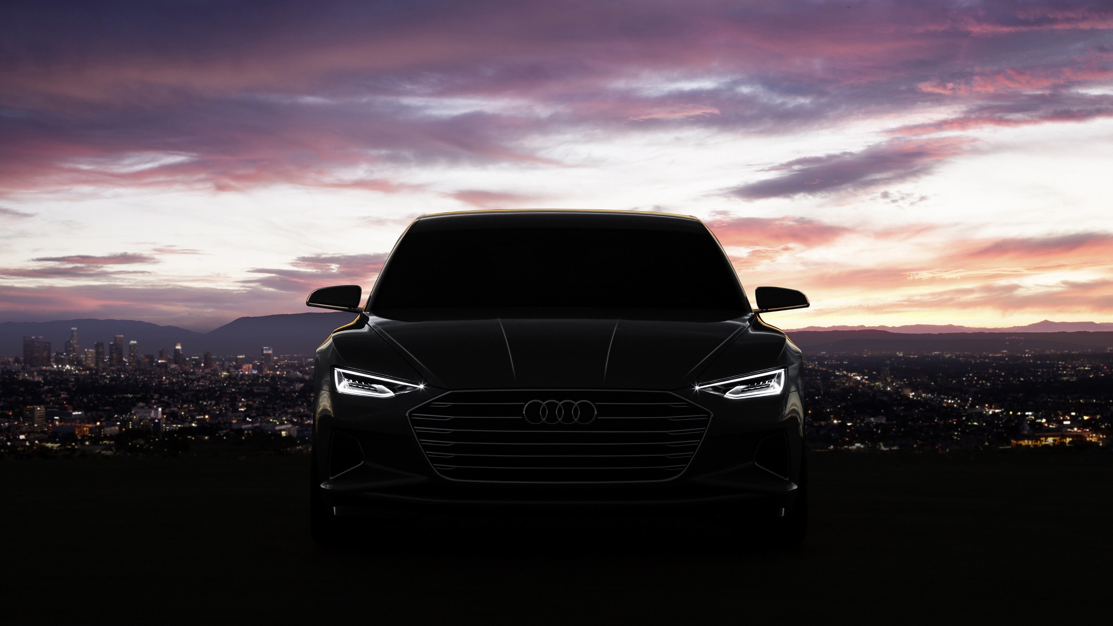 Audi Prologue, Concept car, Audi, Tramonto, 16:9 4K, wallpaper widescreen