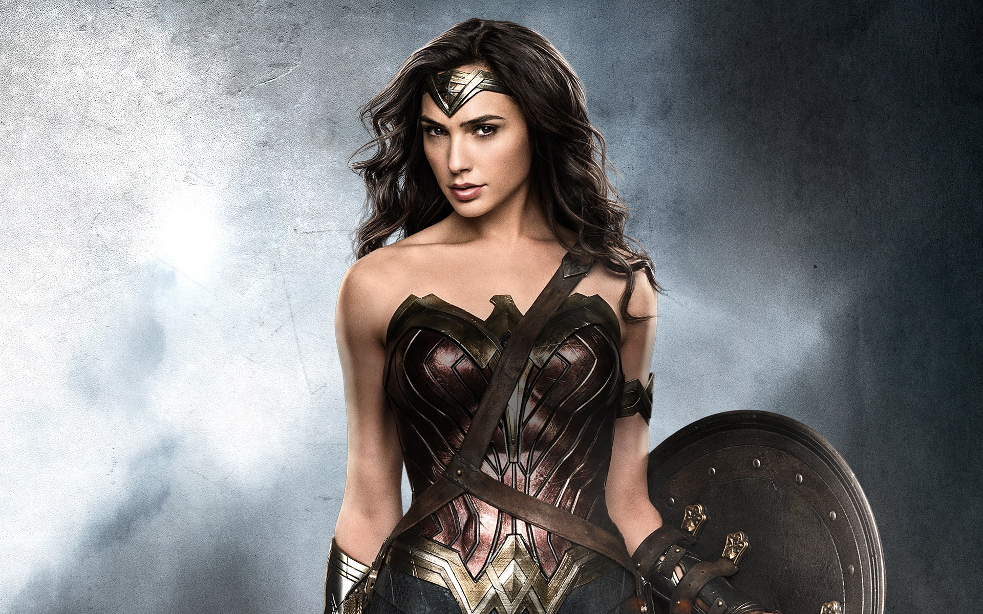 Gal Gadot, Wonder Woman, DC Comics, Armatura, Scudo, 1920x1200, sfondo per PC
