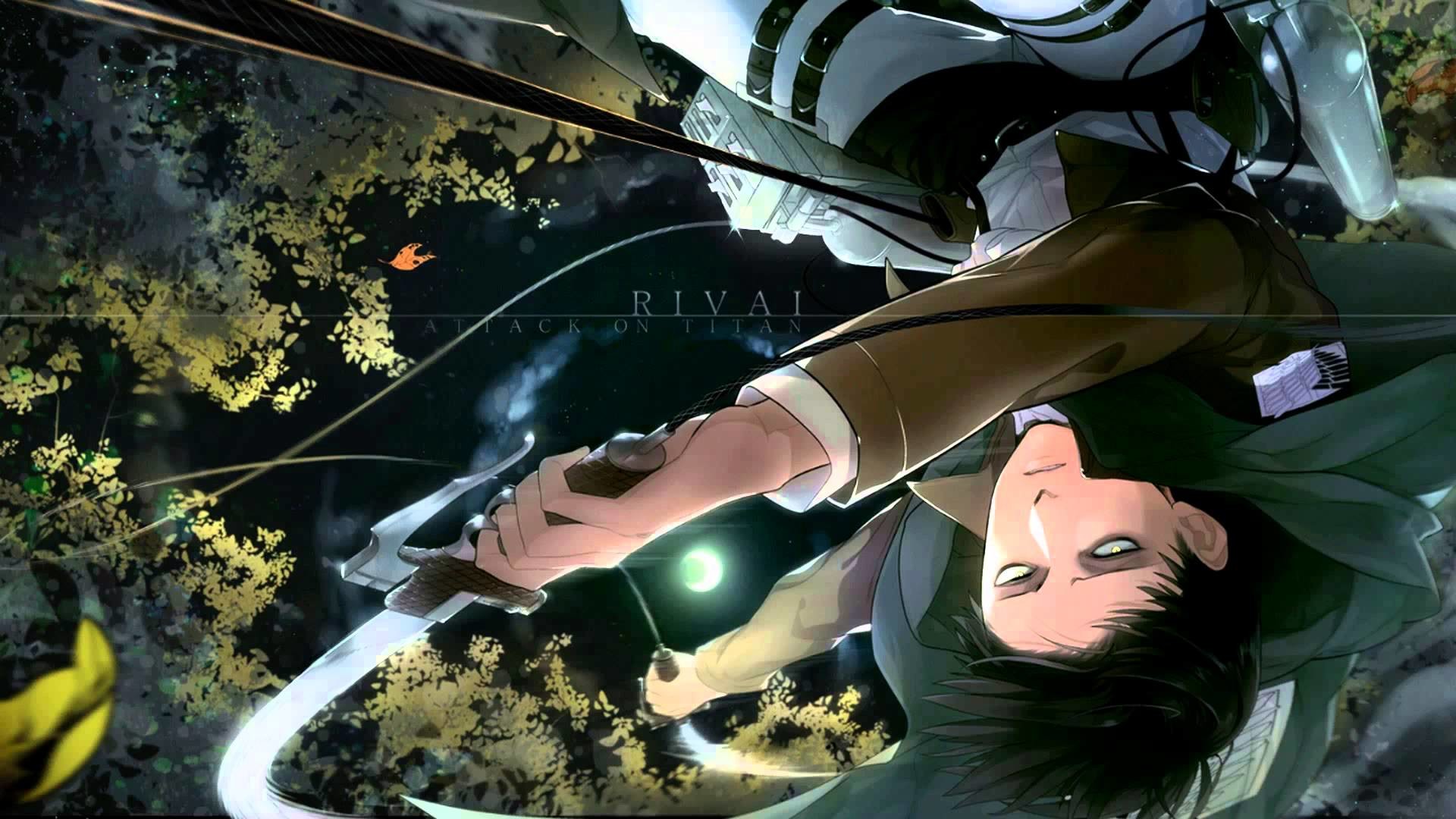Levi Ackerman, Rivaille, L'attacco dei giganti, Foresta, 16:9 Full HD, sfondo widescreen