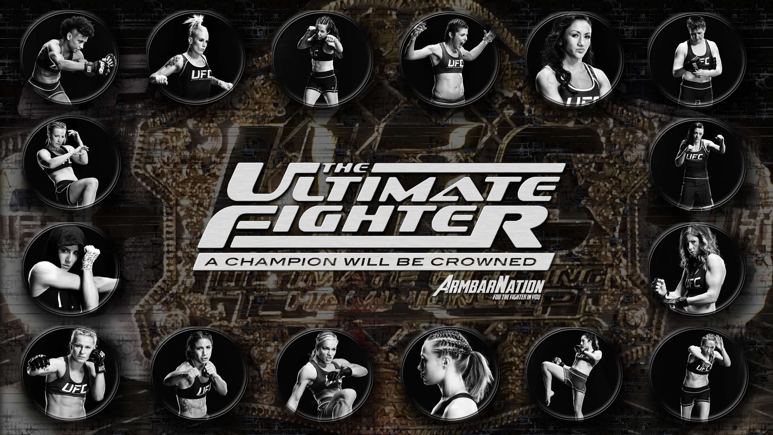 The Ultimate Fighter, UFC, Lottatrici, Logo, 16:9 2K, sfondo widescreen