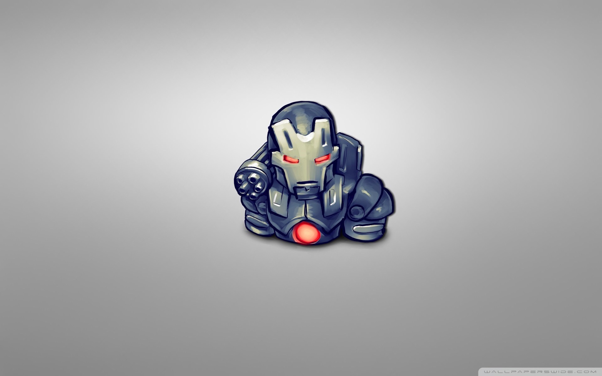 War Machine, Iron Man, Icona, Sfondo grigio, 1920x1200, wallpaper desktop