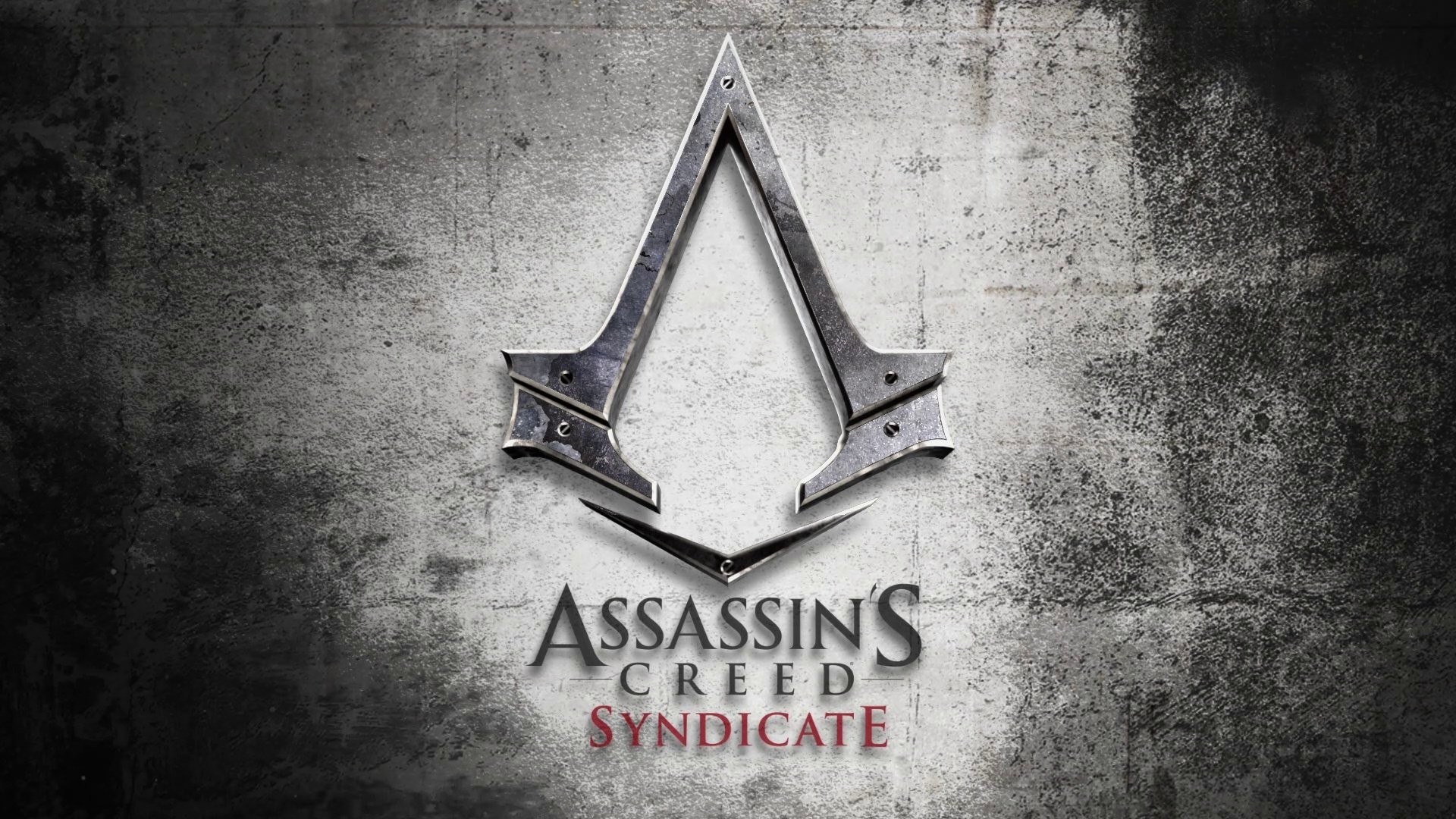 Assassin's Creed Syndicate, Simbolo degli Assassini, Metallo, Bianco e nero, sfondo desktop
