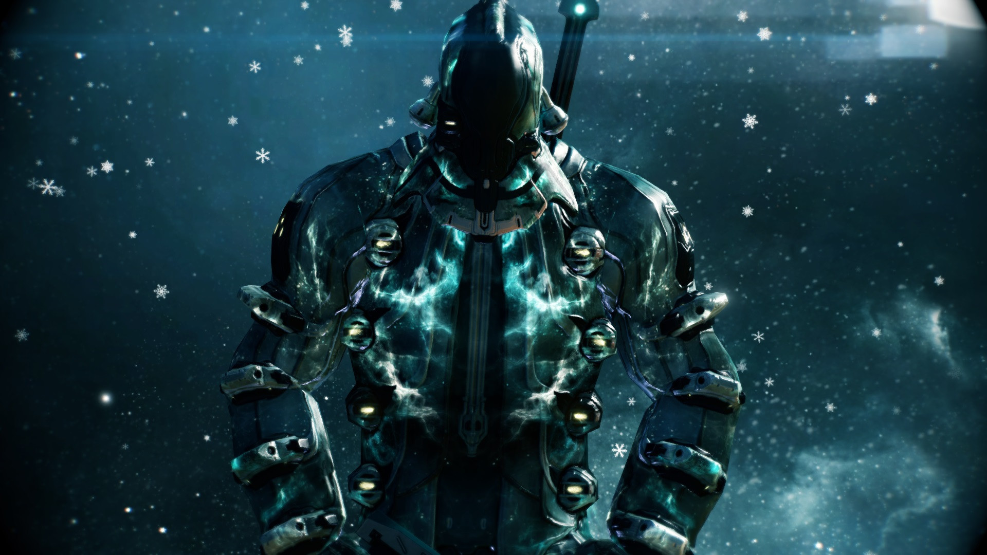 Warframe, Spazio, Verde acqua, Full HD 1080p, sfondo desktop