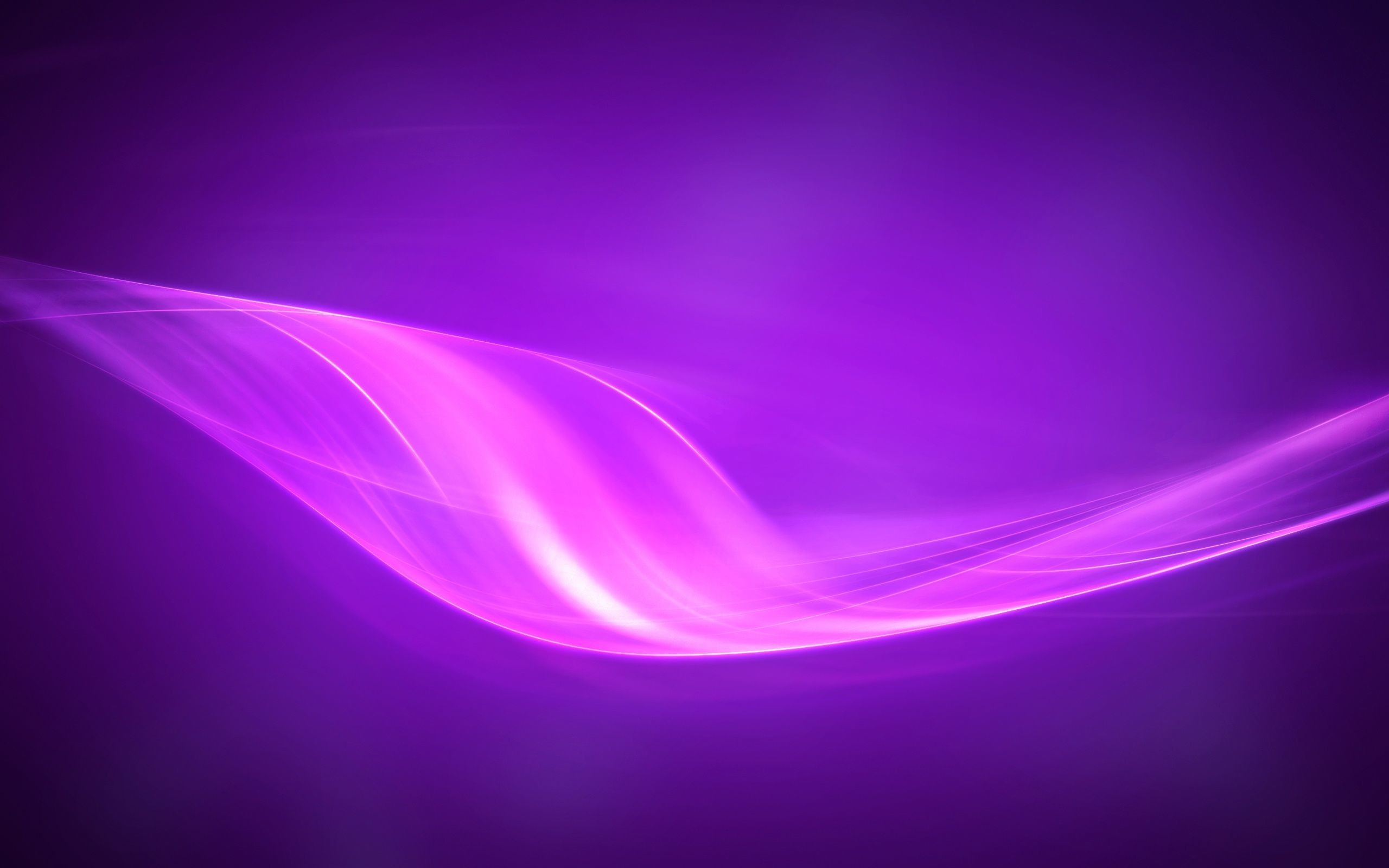 Viola, Onde di luce, Astratto, 2K, sfondo desktop