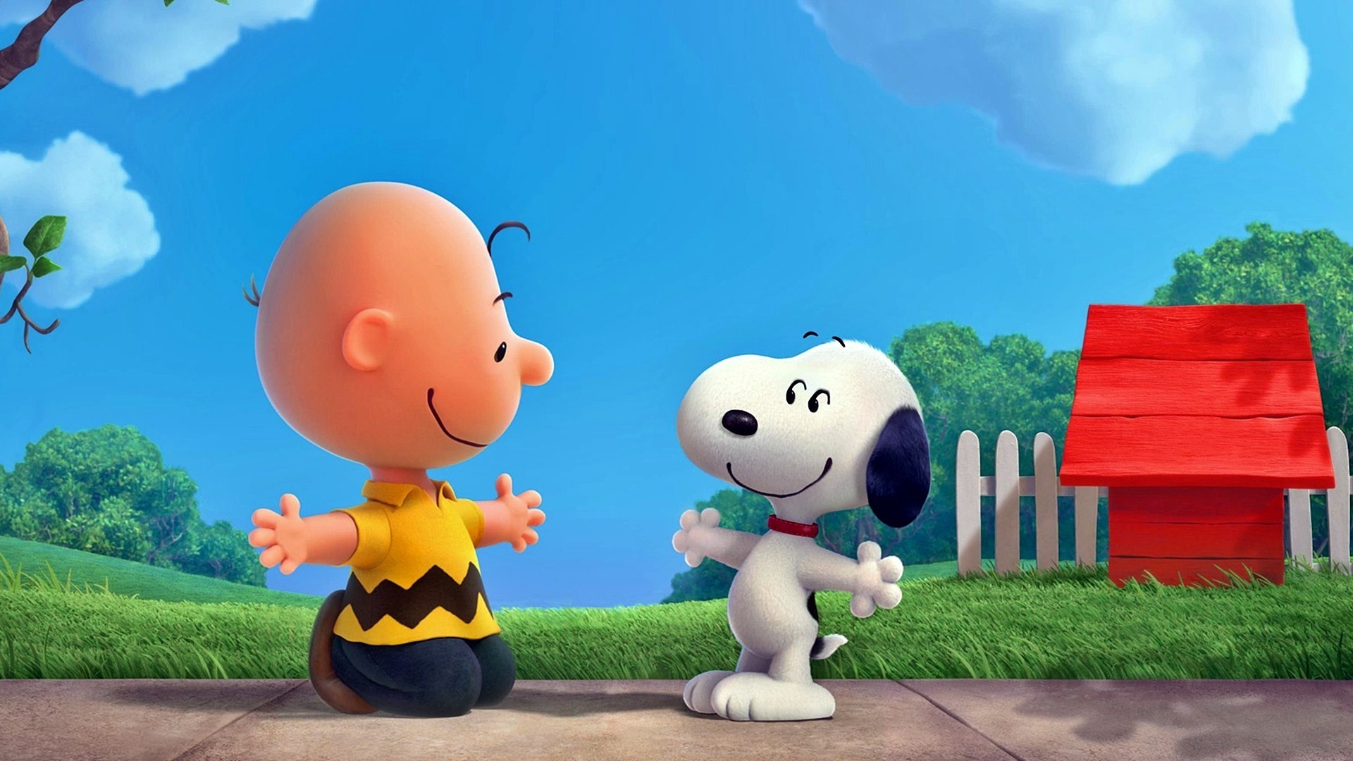 Snoopy, Charlie Brown, Snoopy & Friends - Il film dei Peanuts, Cuccia rossa, sfondo Full HD