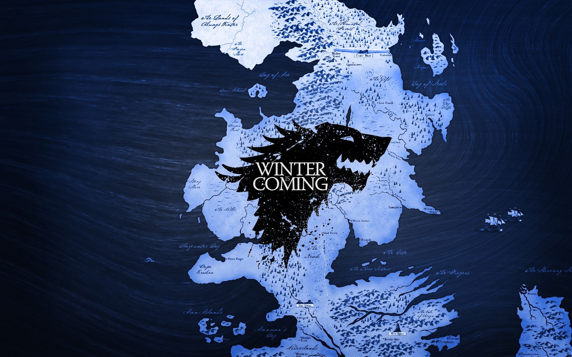 Westeros, Mappa, Winter Is Coming, Metalupo, Il Trono di Spade, 1920x1200, immagine di sfondo