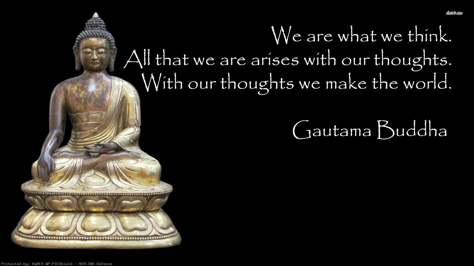 Gautama Buddha, Citazione, Statua, Nero, 1920x1080, sfondo per PC