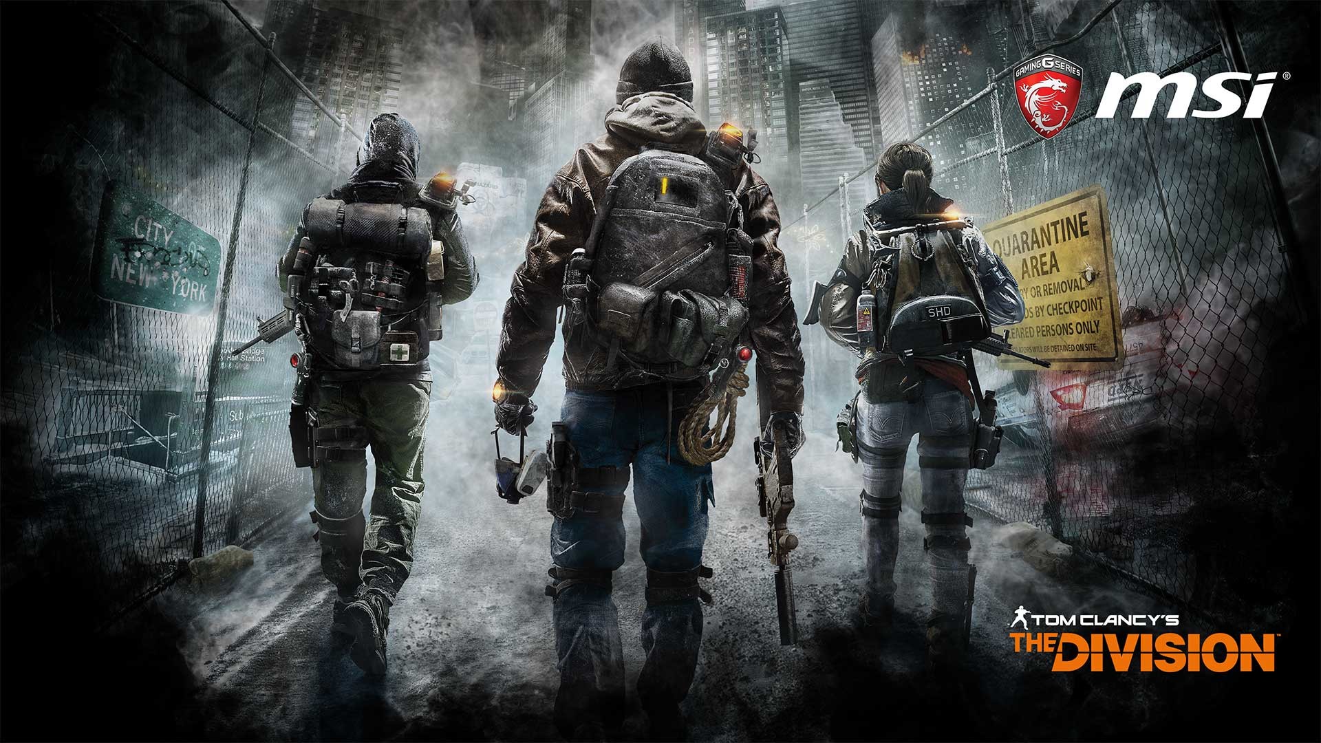 Tom Clancy's The Division, MSI, Agenti, Città in rovina, wallpaper PC