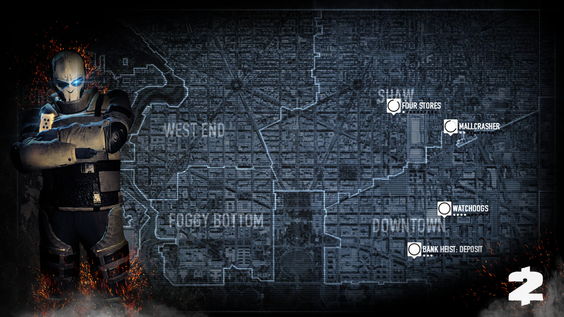 Payday 2, Mappa di Washington, Cloaker, Scuro, Full HD 1080p, sfondo desktop