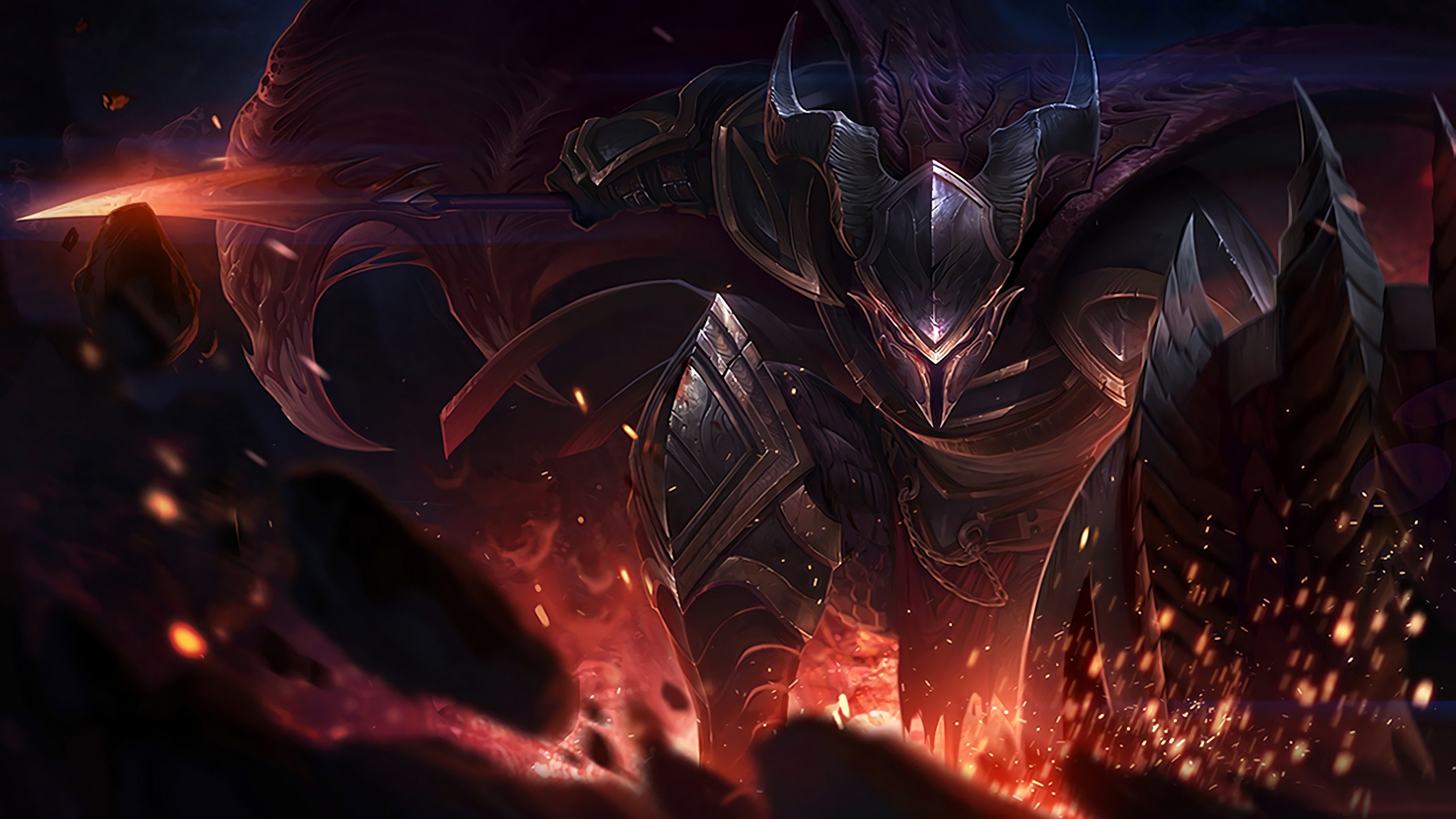 League of Legends, Armatura, Fuoco, 4K, sfondo per PC