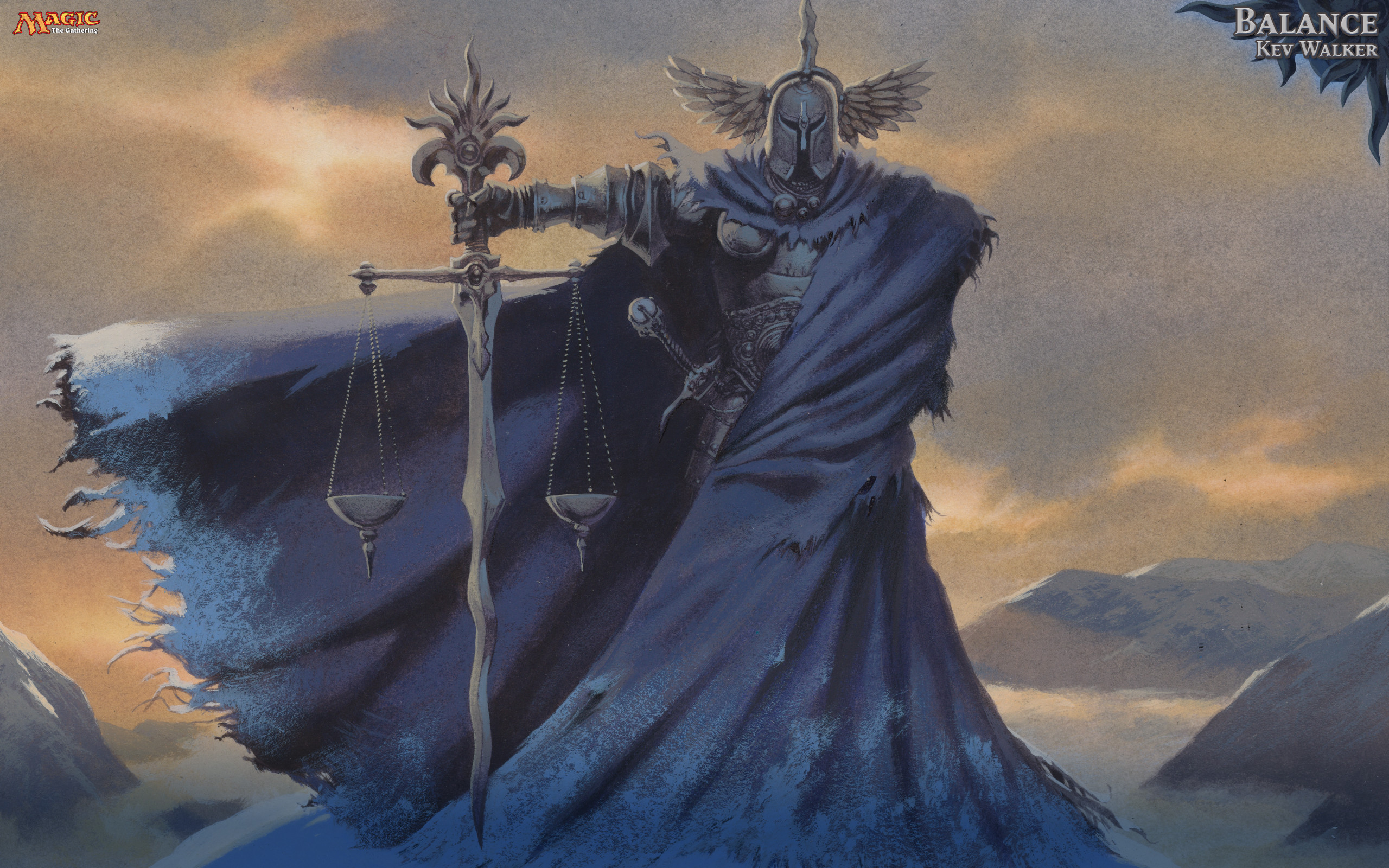Balance, MTG, Bilancia, Cavaliere, 2560x1600, sfondo MacBook Pro