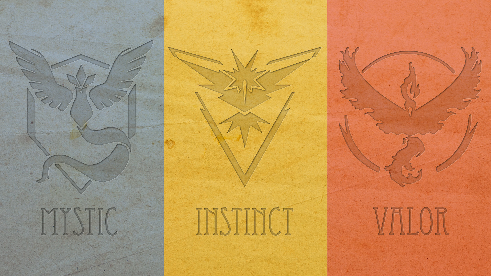 Team Saggezza, Team Istinto, Team Coraggio, Pokémon GO, 1920x1080, immagine di sfondo