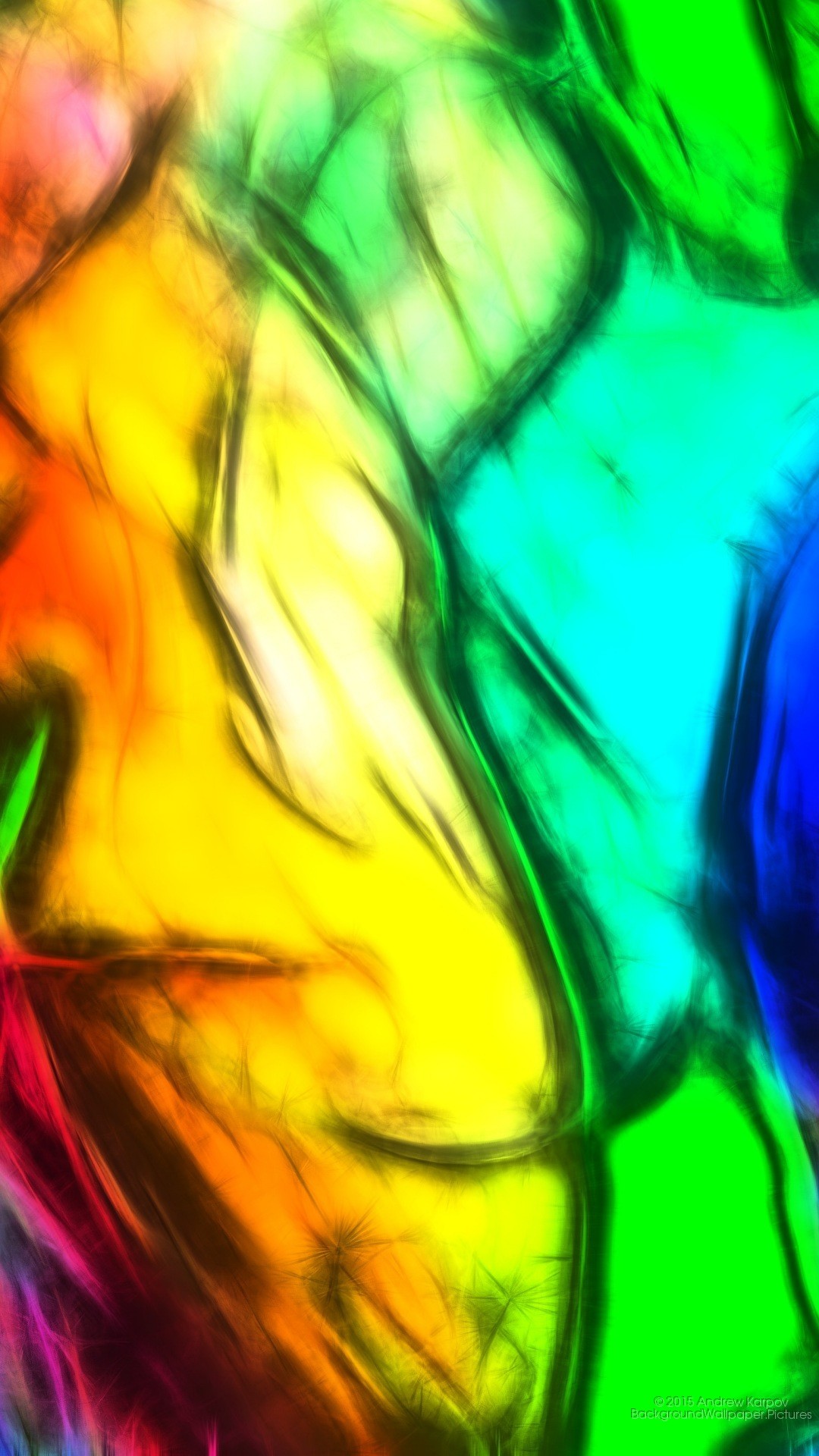 Arte astratta, Multicolore, Vetro colorato, sfondo per Asus Zenfone