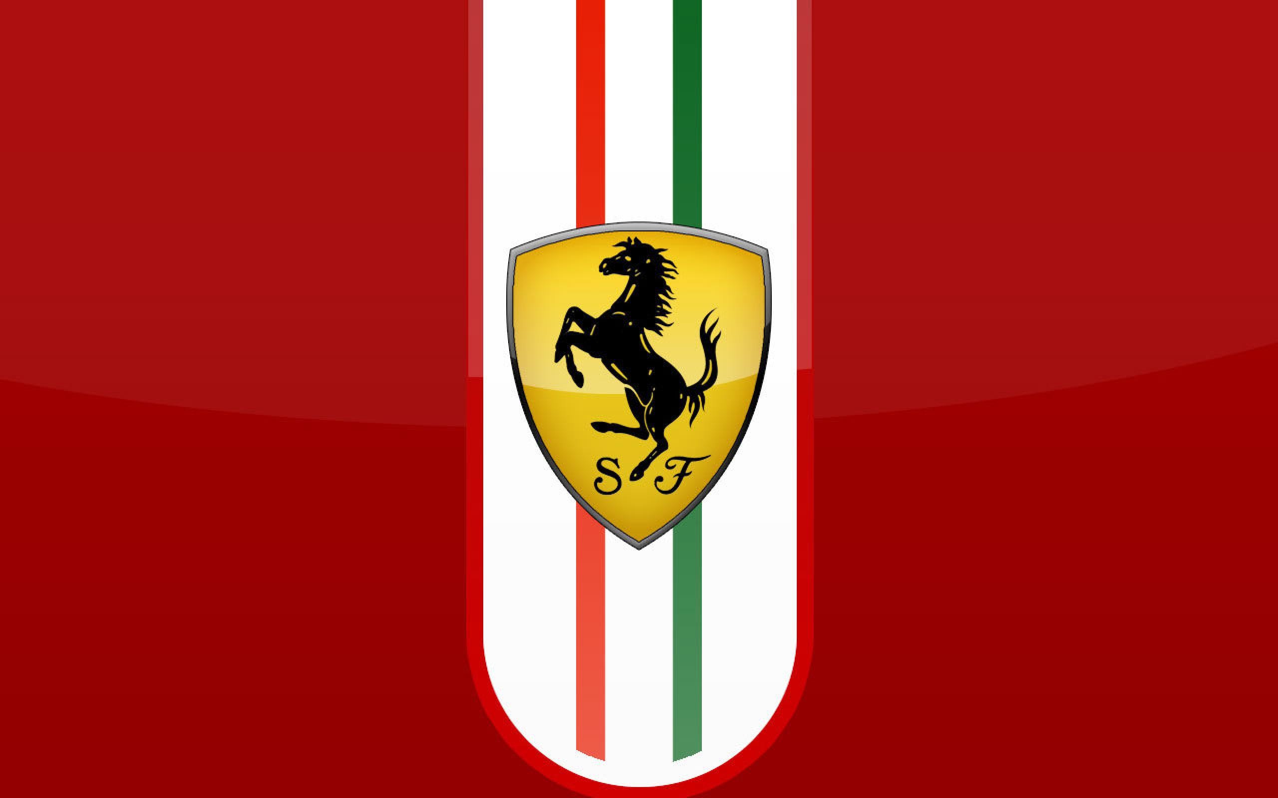 Scudetto Ferrari, Cavallino rampante, Tricolore, Ferrari, 16:10 2K, sfondo widescreen