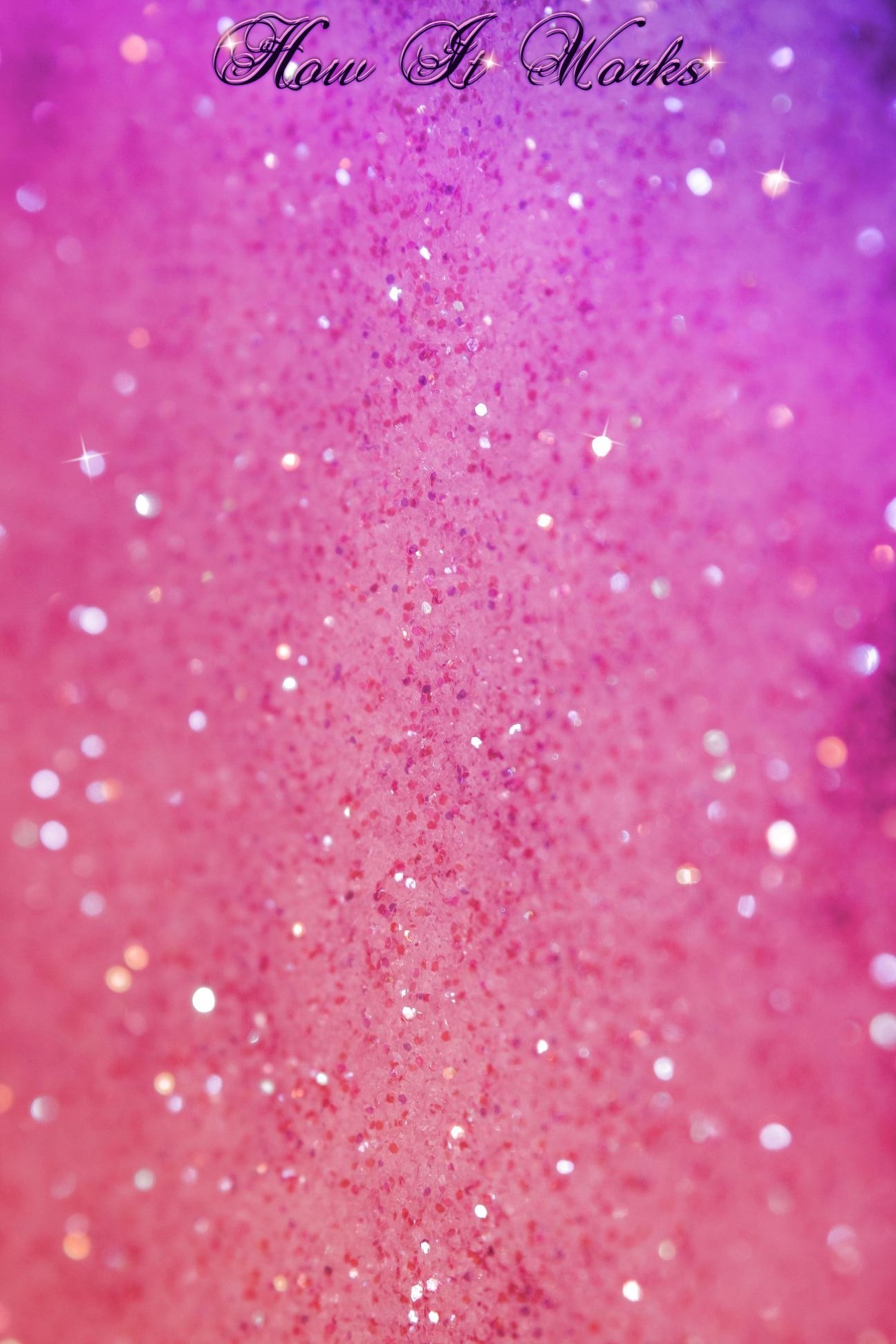 Glitter rosa, Brillantini, Viola, Sfumatura, Full HD, schermata di blocco del cellulare