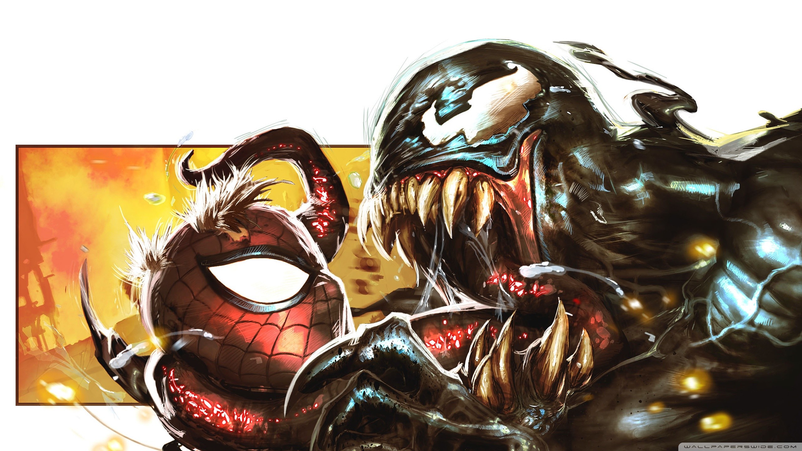 Venom, Spider-Man, Fumetto, Marvel, 2K 1440p, sfondo desktop