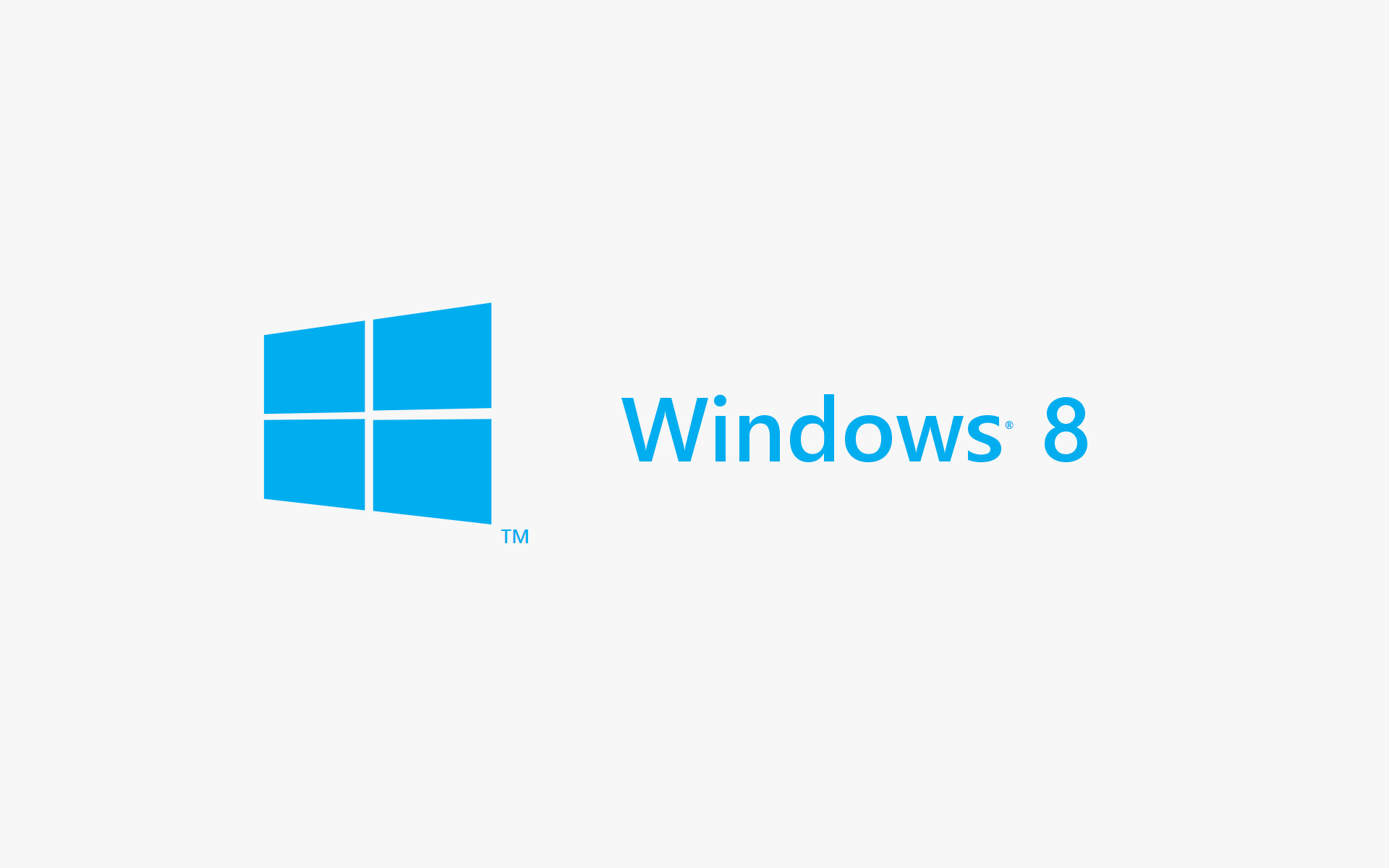 Windows 8, Logo Windows, Sfondo bianco, Minimalista, 1920x1200, wallpaper desktop