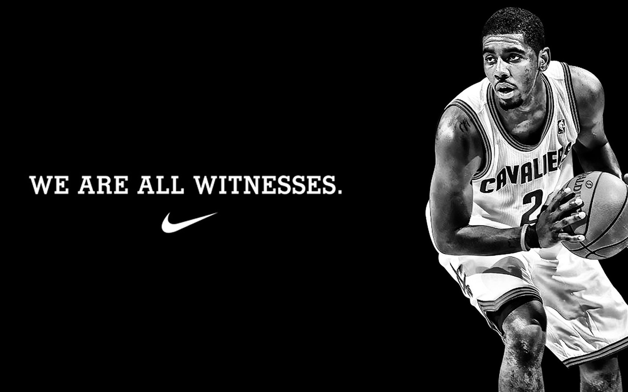 Kyrie Irving, Cleveland Cavaliers, We Are All Witnesses, Nike, 2560x1600, sfondo per PC