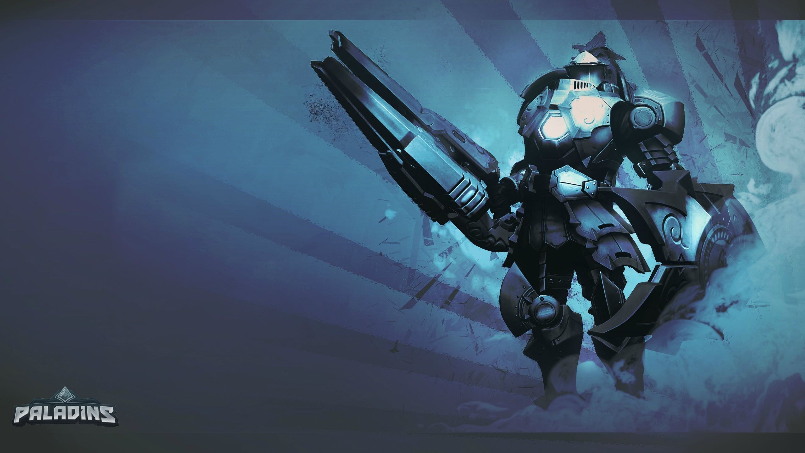Kinessa, Paladins, Fucile di precisione, Blu, 2560x1440, sfondo per PC
